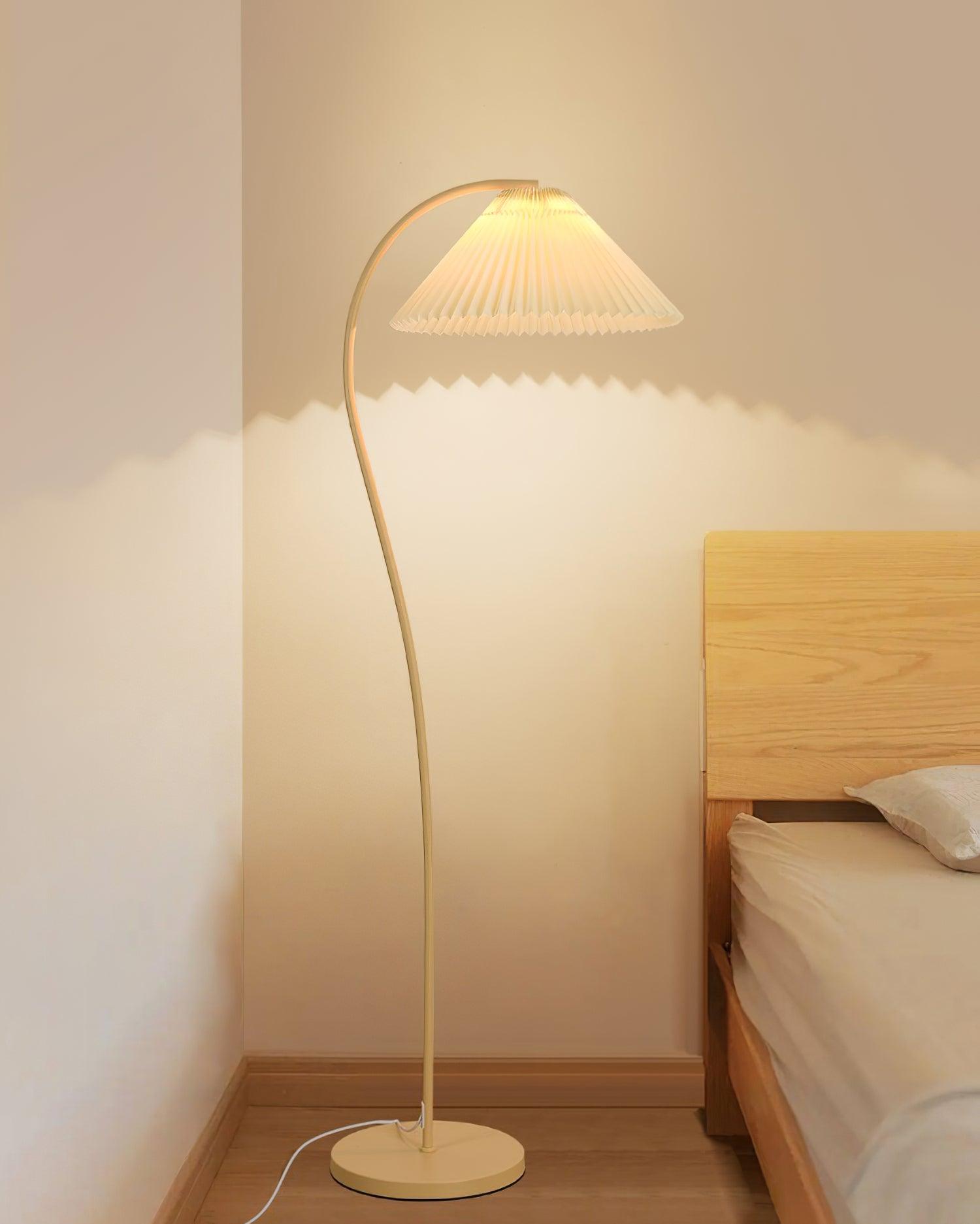 Elysia Minimalist Fabric Floor Lamp - Letslighting
