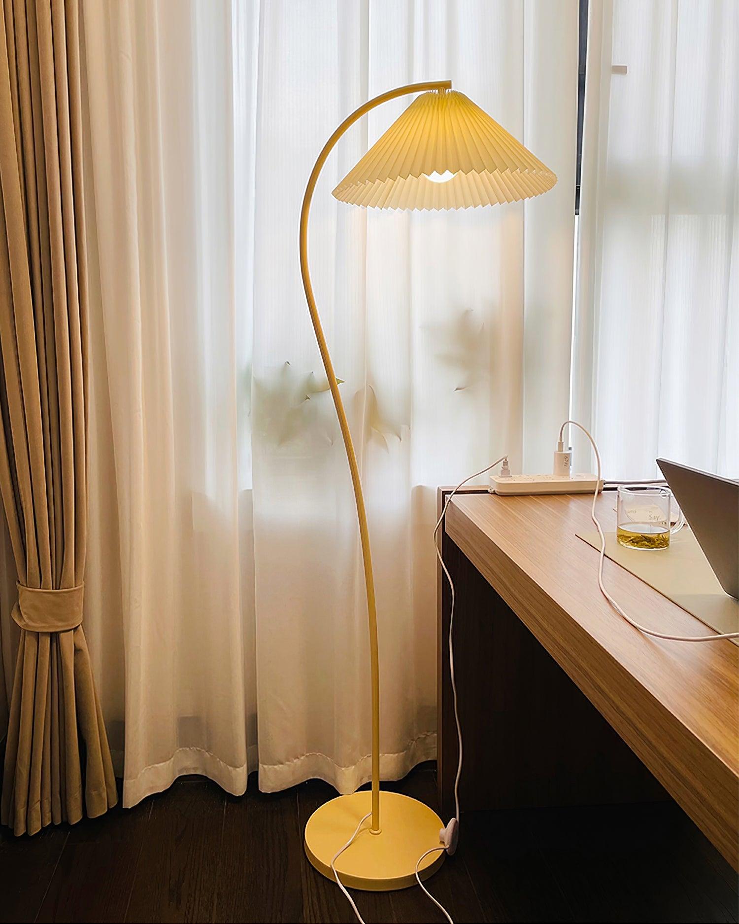 Elysia Minimalist Fabric Floor Lamp - Letslighting