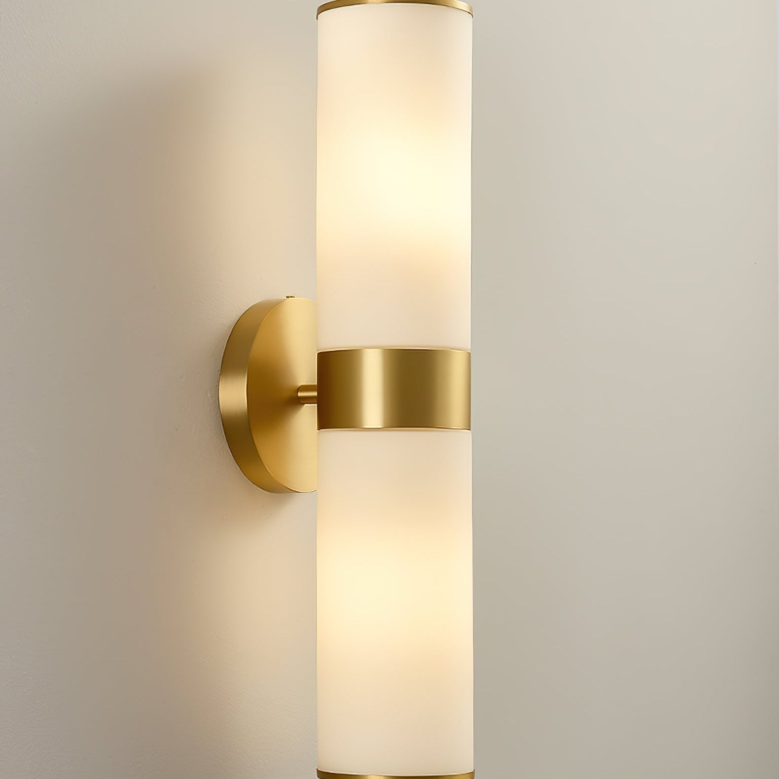Sway Modern Minimalist Vanity Alabaster Sconce Wall Lamp - Letslighting