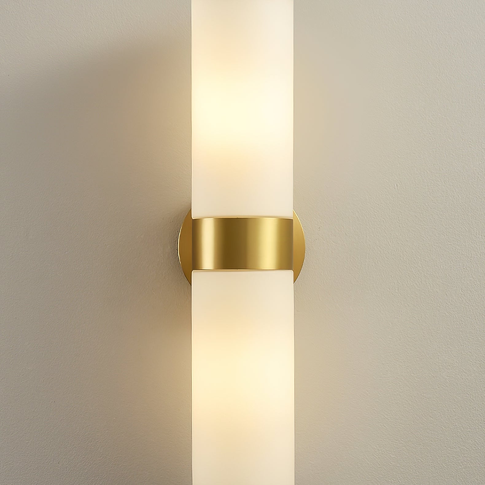 Sway Modern Minimalist Vanity Alabaster Sconce Wall Lamp - Letslighting