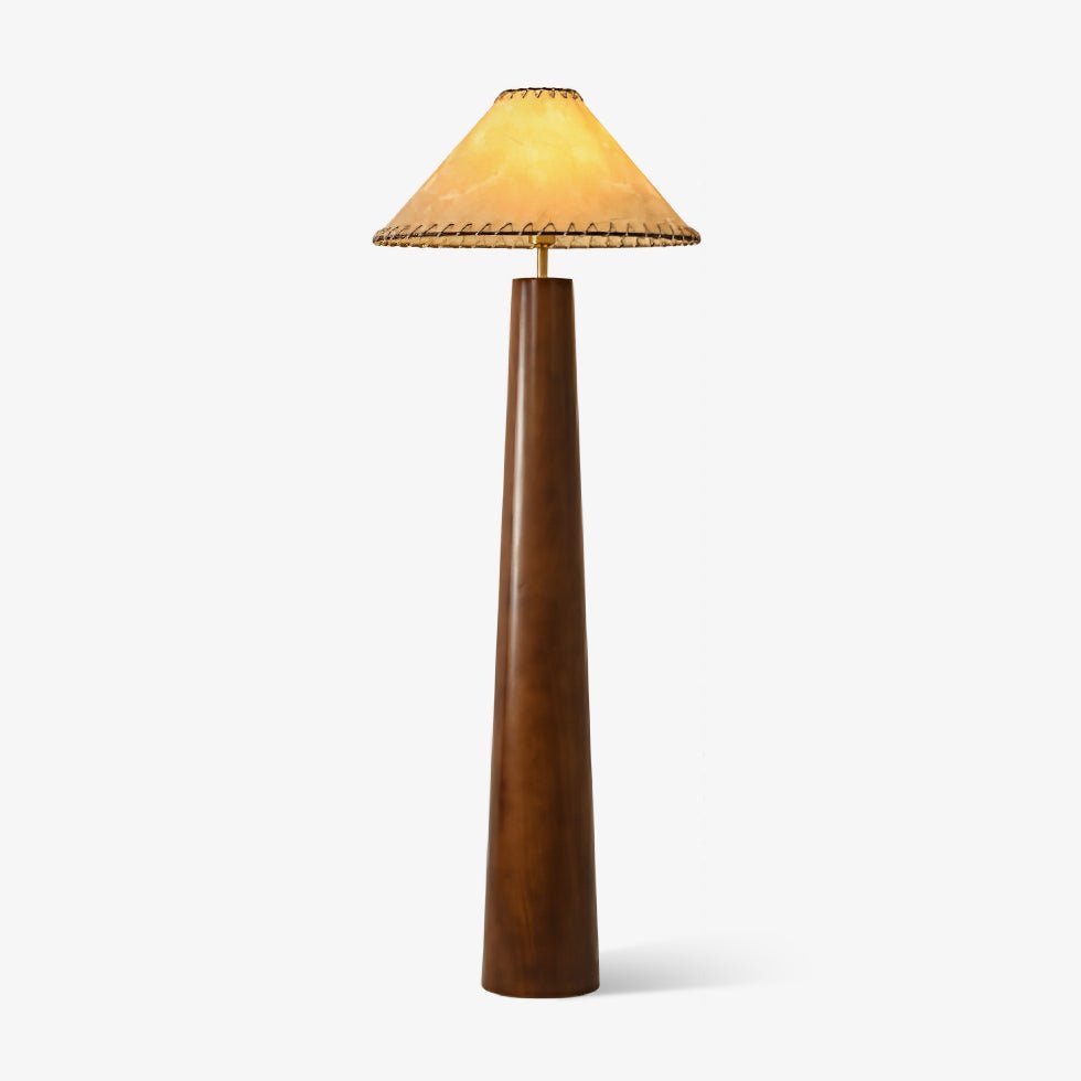 Kaelin Wooden Column Floor Lamp - Letslighting