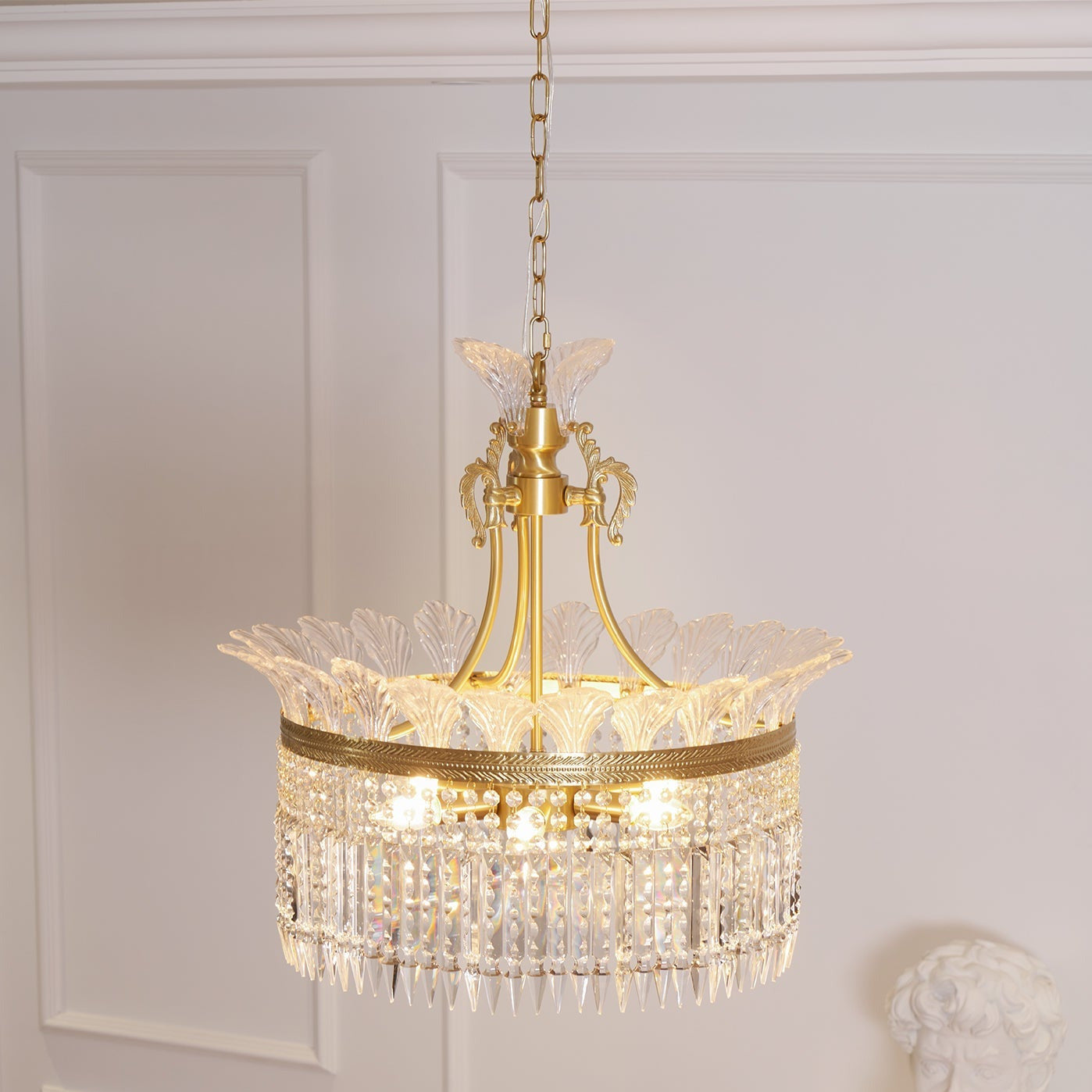Kristy French Empire Luxury Chandelier Farmhouse - Letslighting