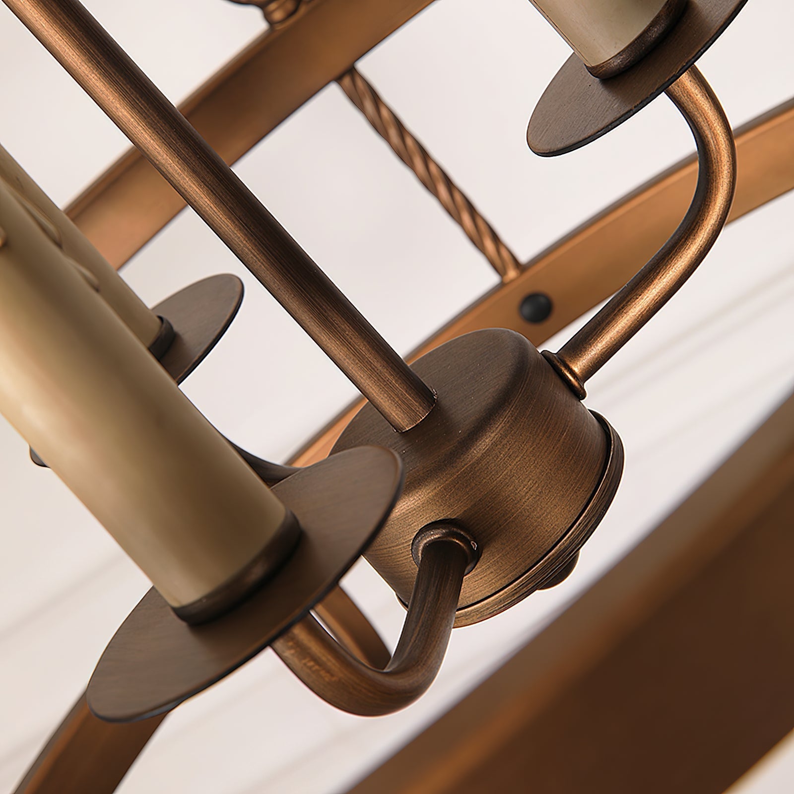 Woven Classic Wagon Wheel Plastic Chandelier - Letslighting