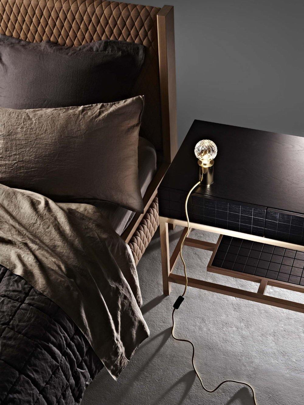 Lyrician Brass Glass Industrial Table Lamp - Letslighting