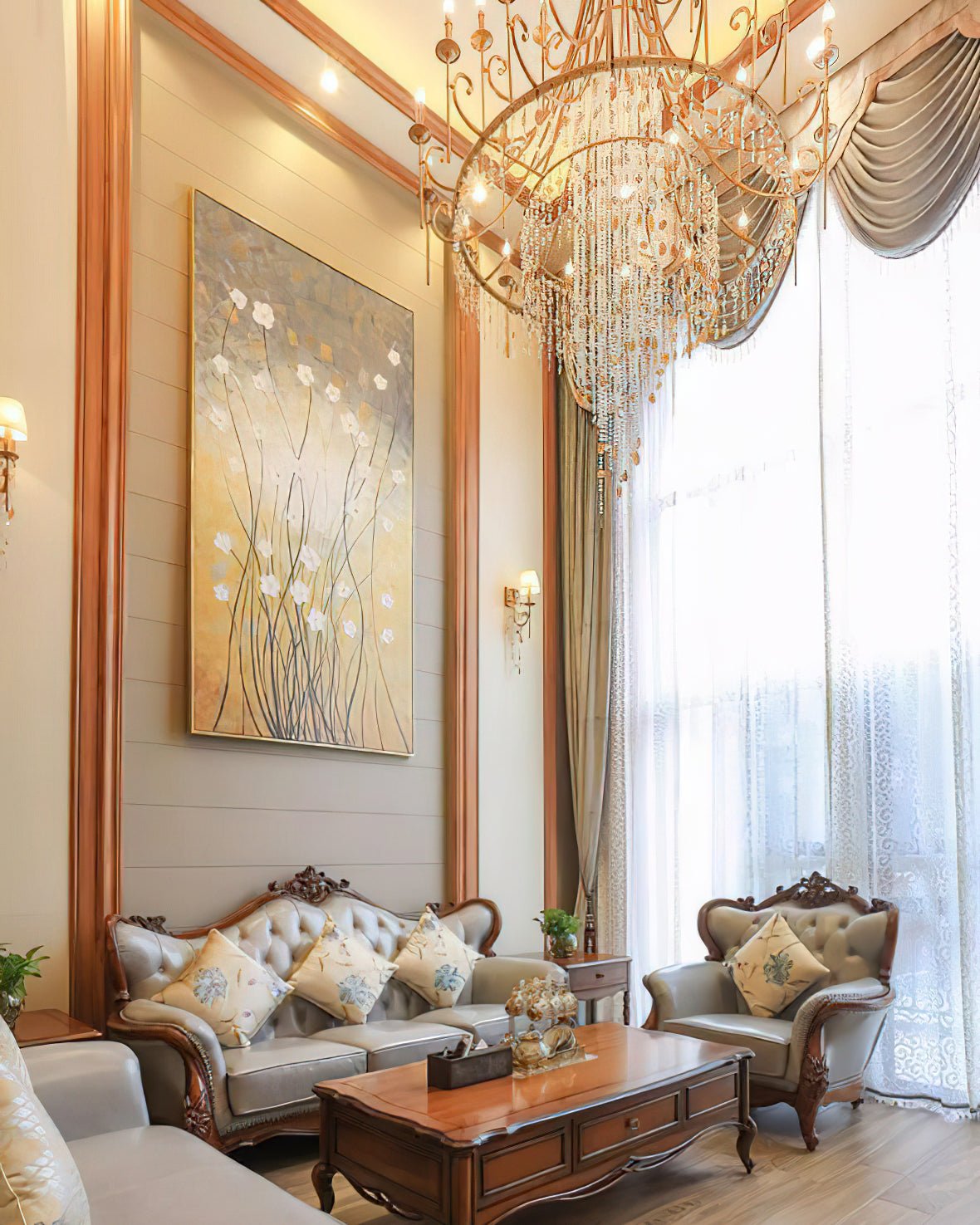 Errina Postmodern Luxury Shell Crystal Chandelier - Letslighting