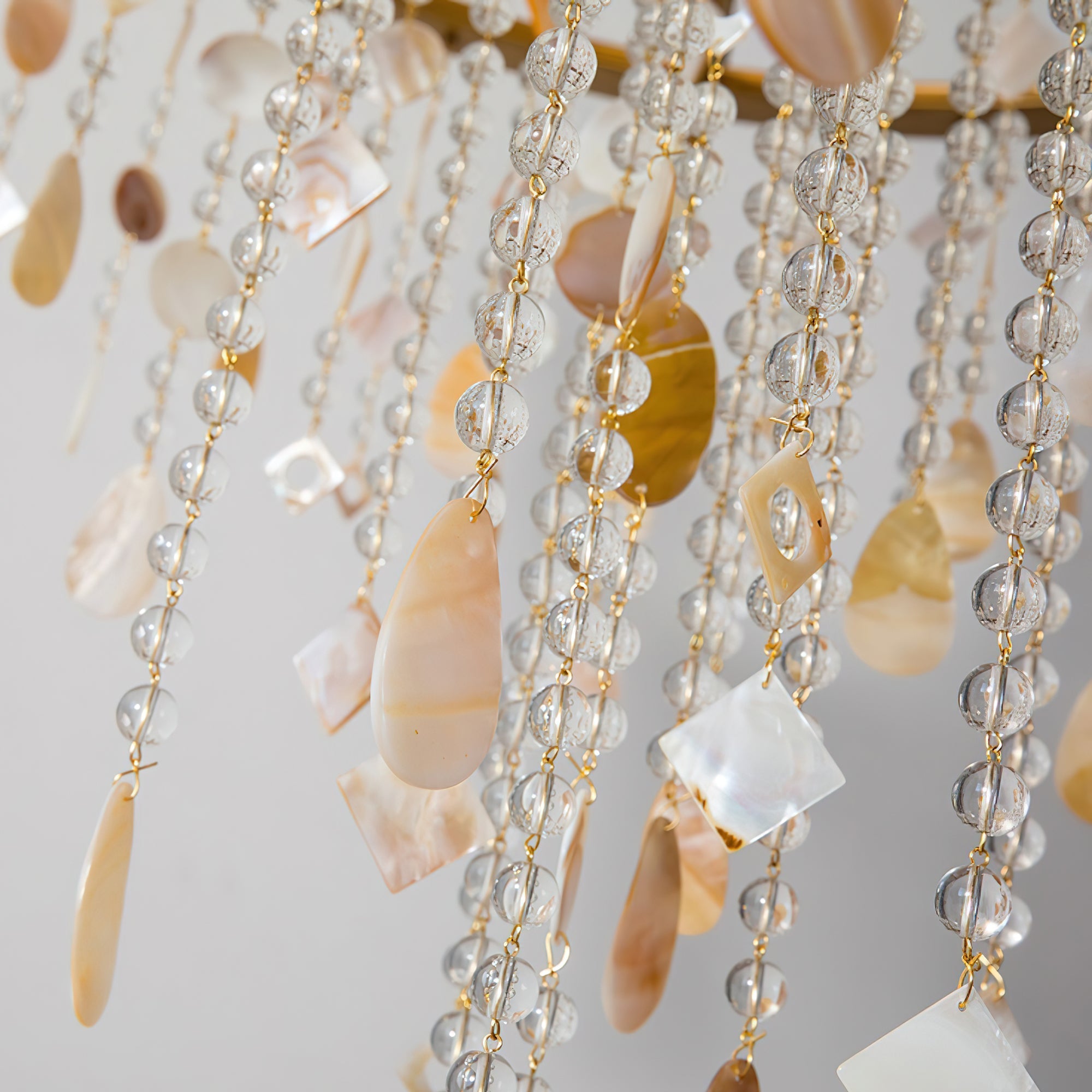 Errina Postmodern Luxury Shell Crystal Chandelier - Letslighting
