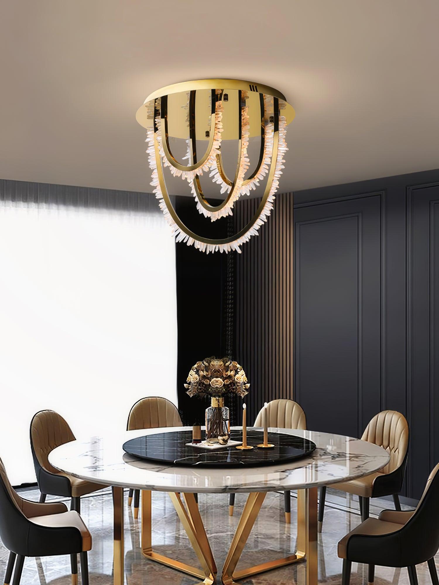 Crystal Individual Creativity Corde Crystal Ceiling Light - Letslighting