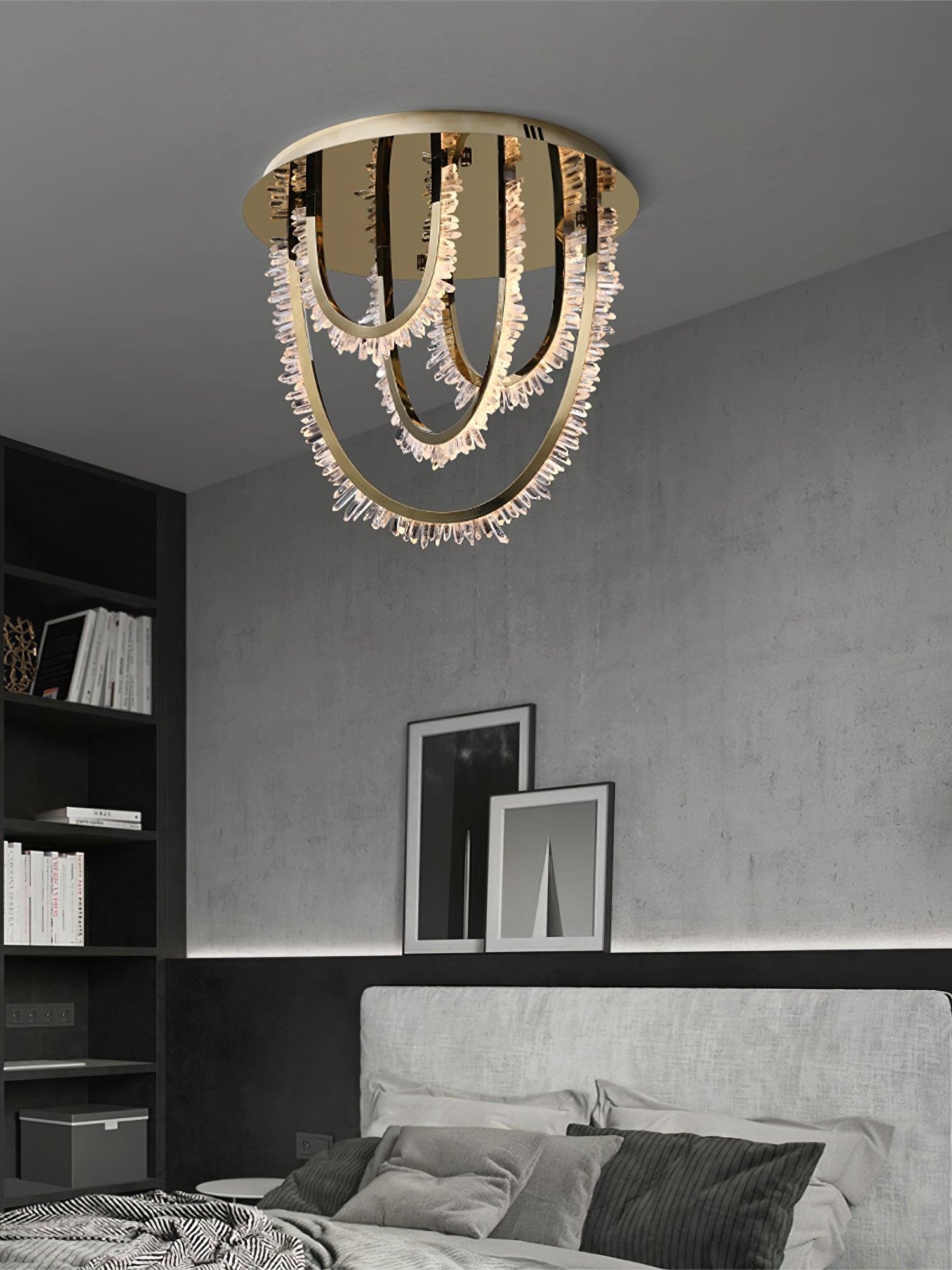 Crystal Individual Creativity Corde Crystal Ceiling Light - Letslighting