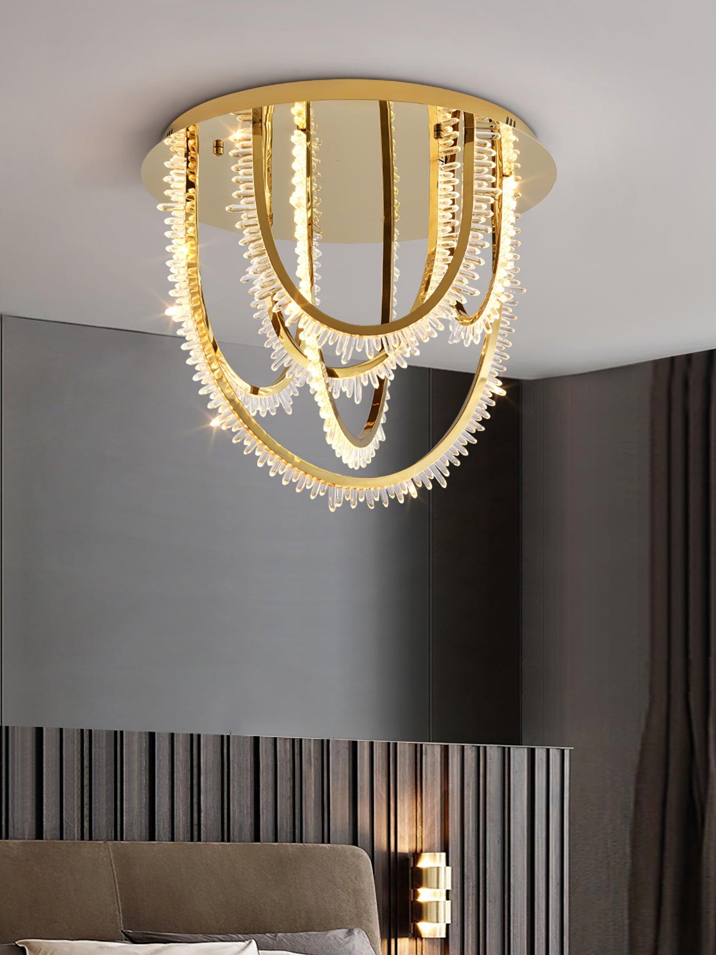 Crystal Individual Creativity Corde Crystal Ceiling Light - Letslighting