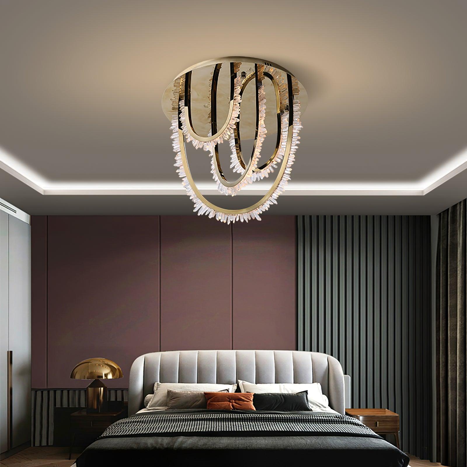 Crystal Individual Creativity Corde Crystal Ceiling Light - Letslighting
