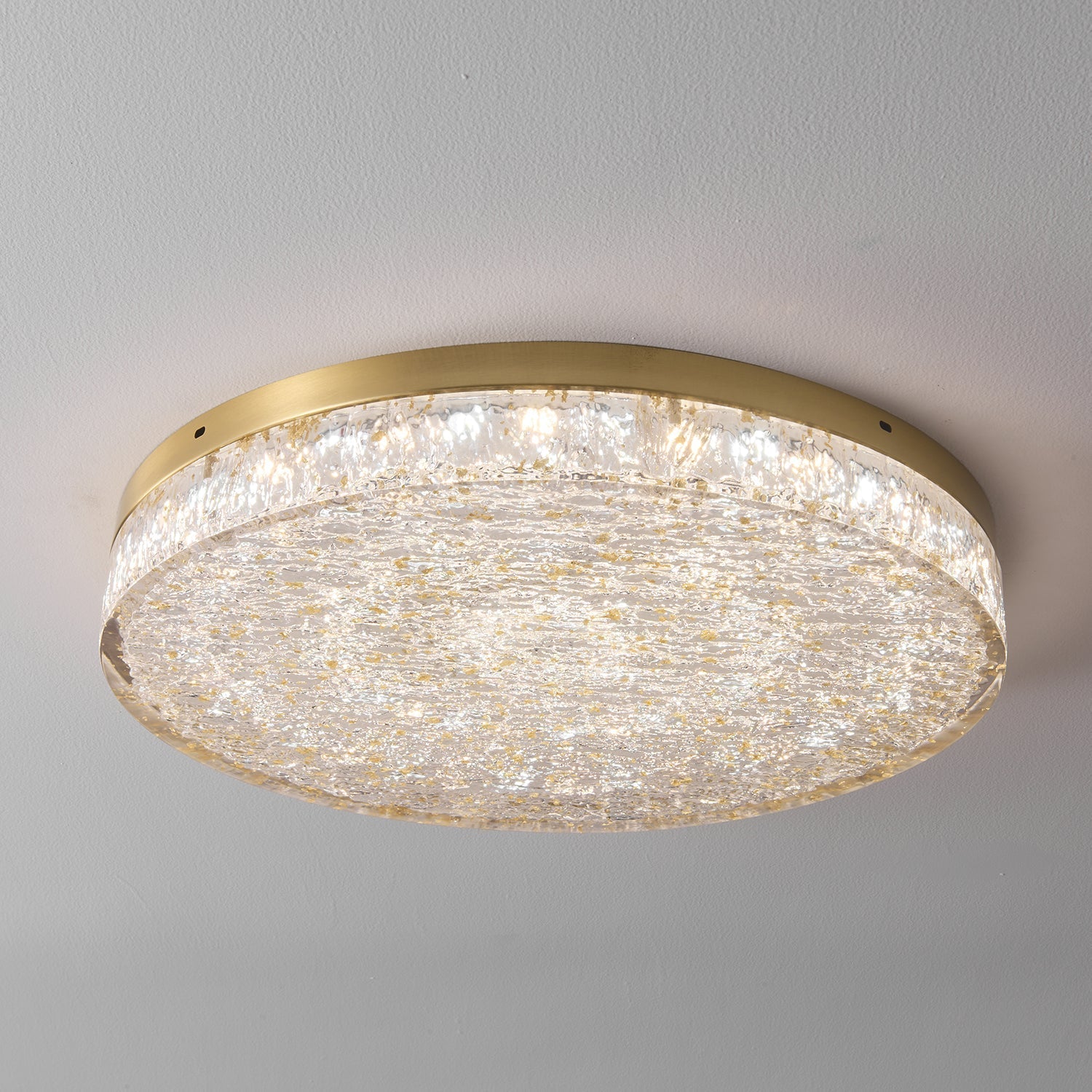 Zemara Postmodern Luxury Core Crystal Resin Ceiling Lamp - Letslighting