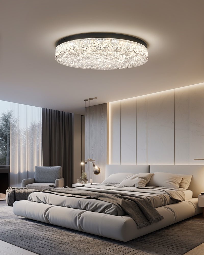 Zemara Postmodern Luxury Core Crystal Resin Ceiling Lamp - Letslighting