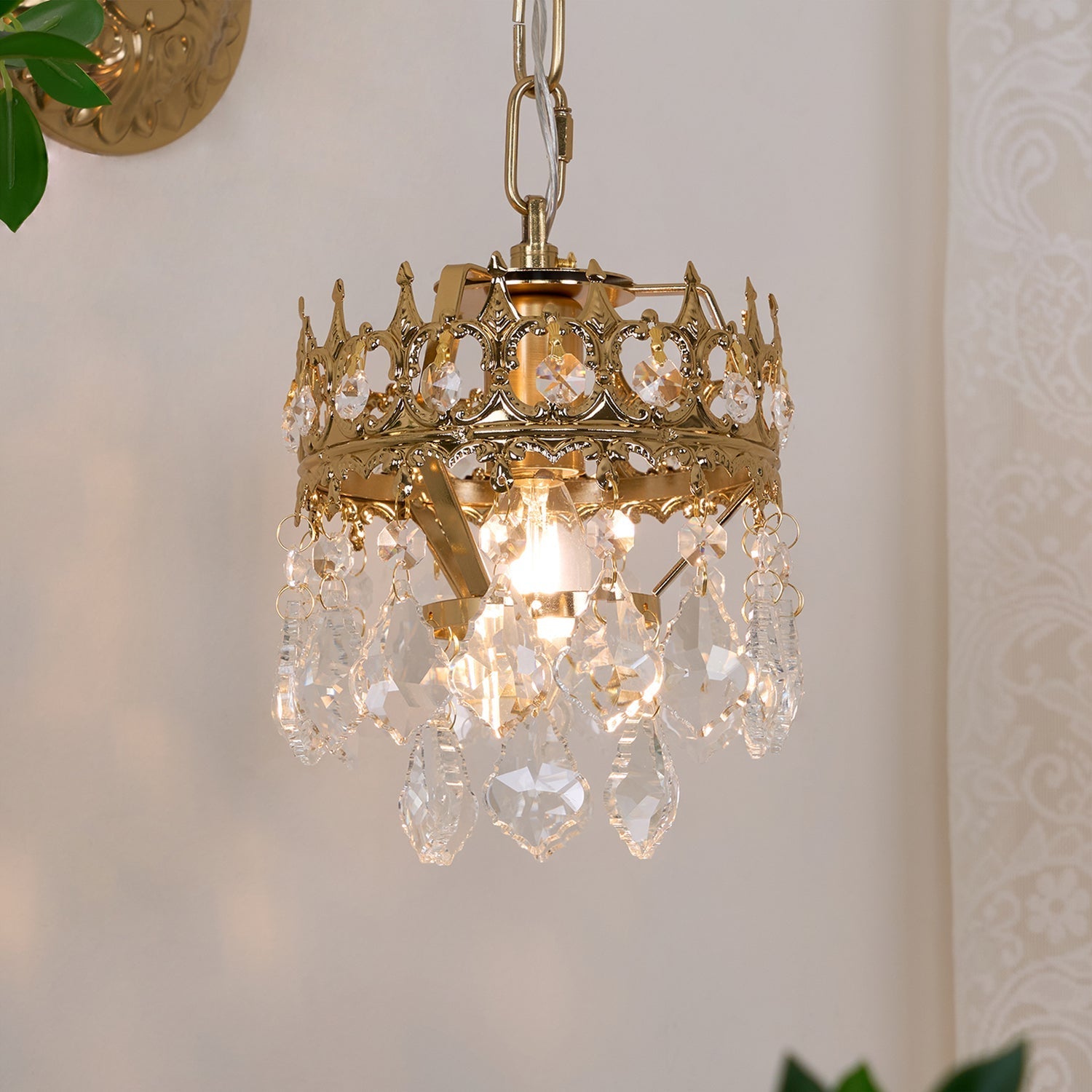 Ivmarila Nordic Art Crown Crystal Sconce Wall lamp - Letslighting