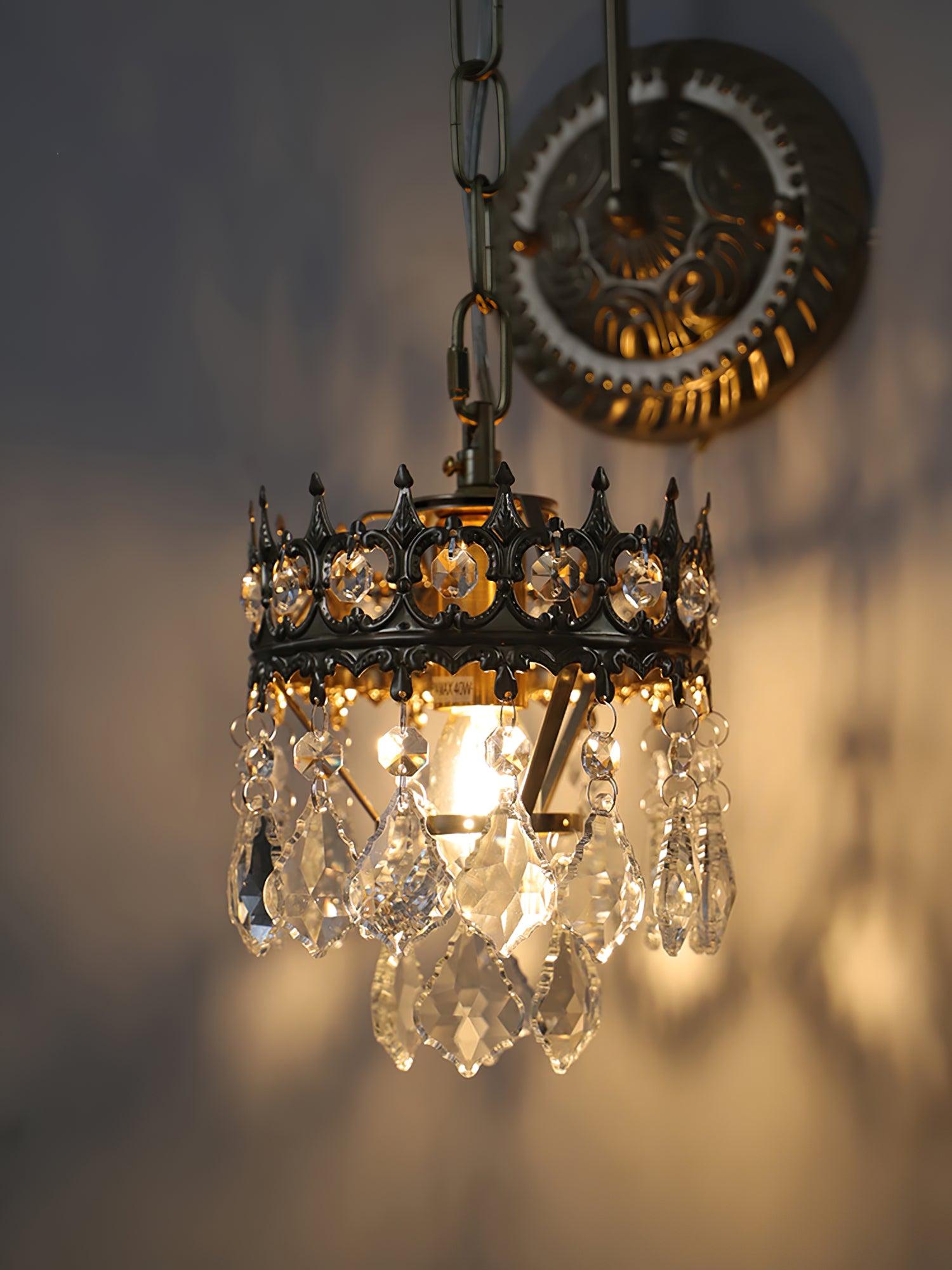 Ivmarila Nordic Art Crown Crystal Sconce Wall lamp - Letslighting