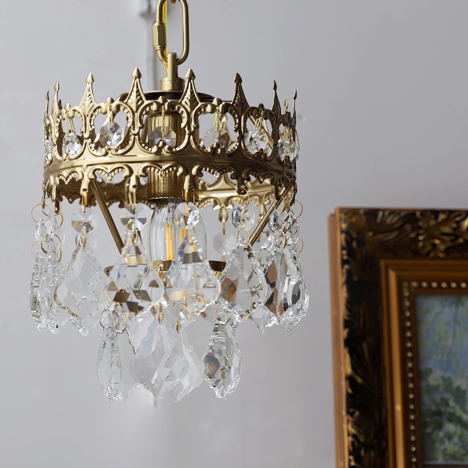 Ivmarila Nordic Art Crown Crystal Sconce Wall lamp - Letslighting