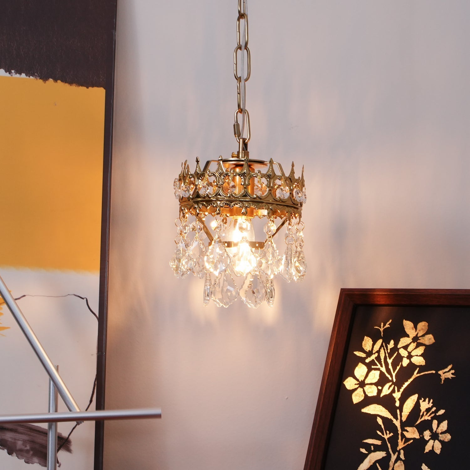 Ivmarila Nordic Art Crown Crystal Sconce Wall lamp - Letslighting
