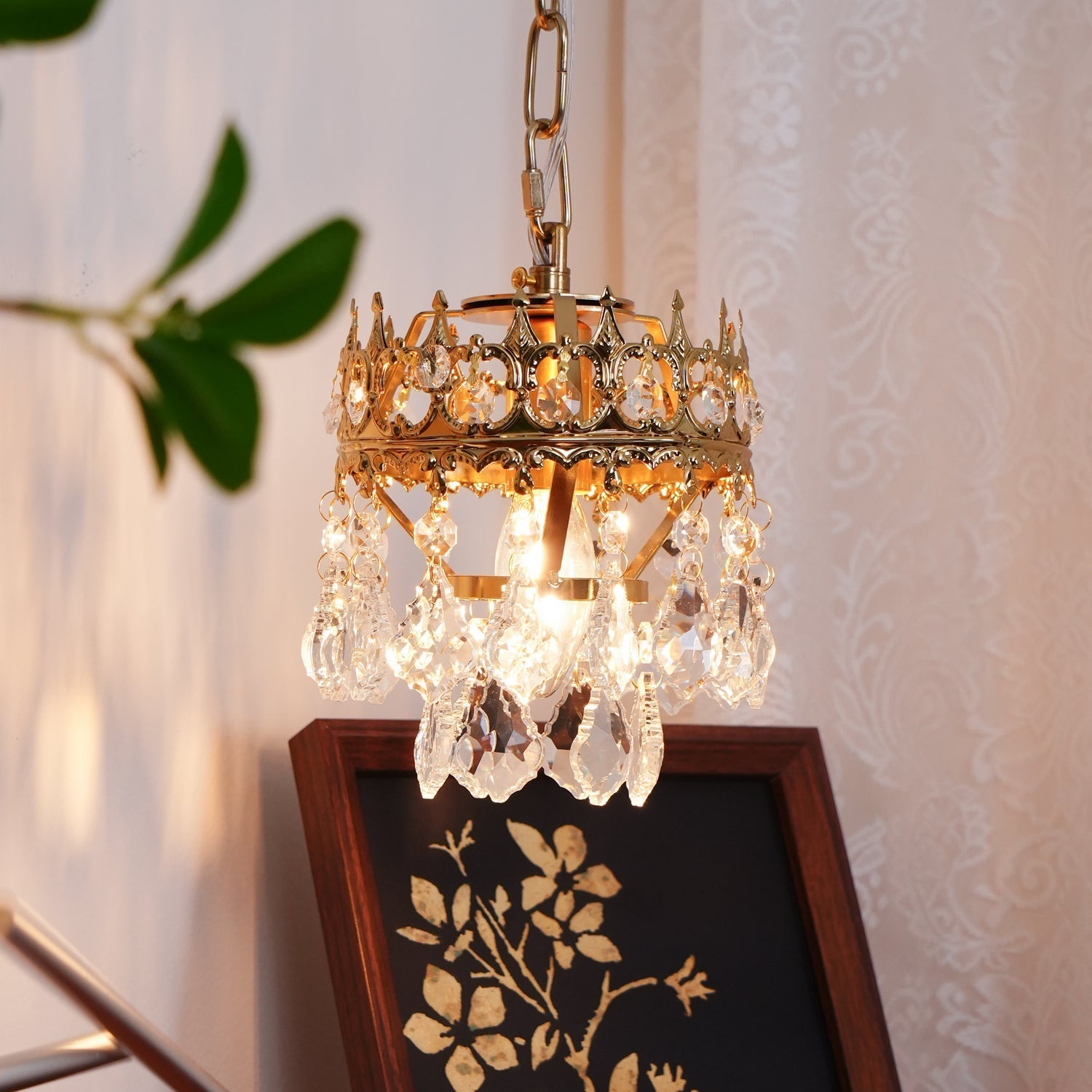 Ivmarila Nordic Art Crown Crystal Sconce Wall lamp - Letslighting