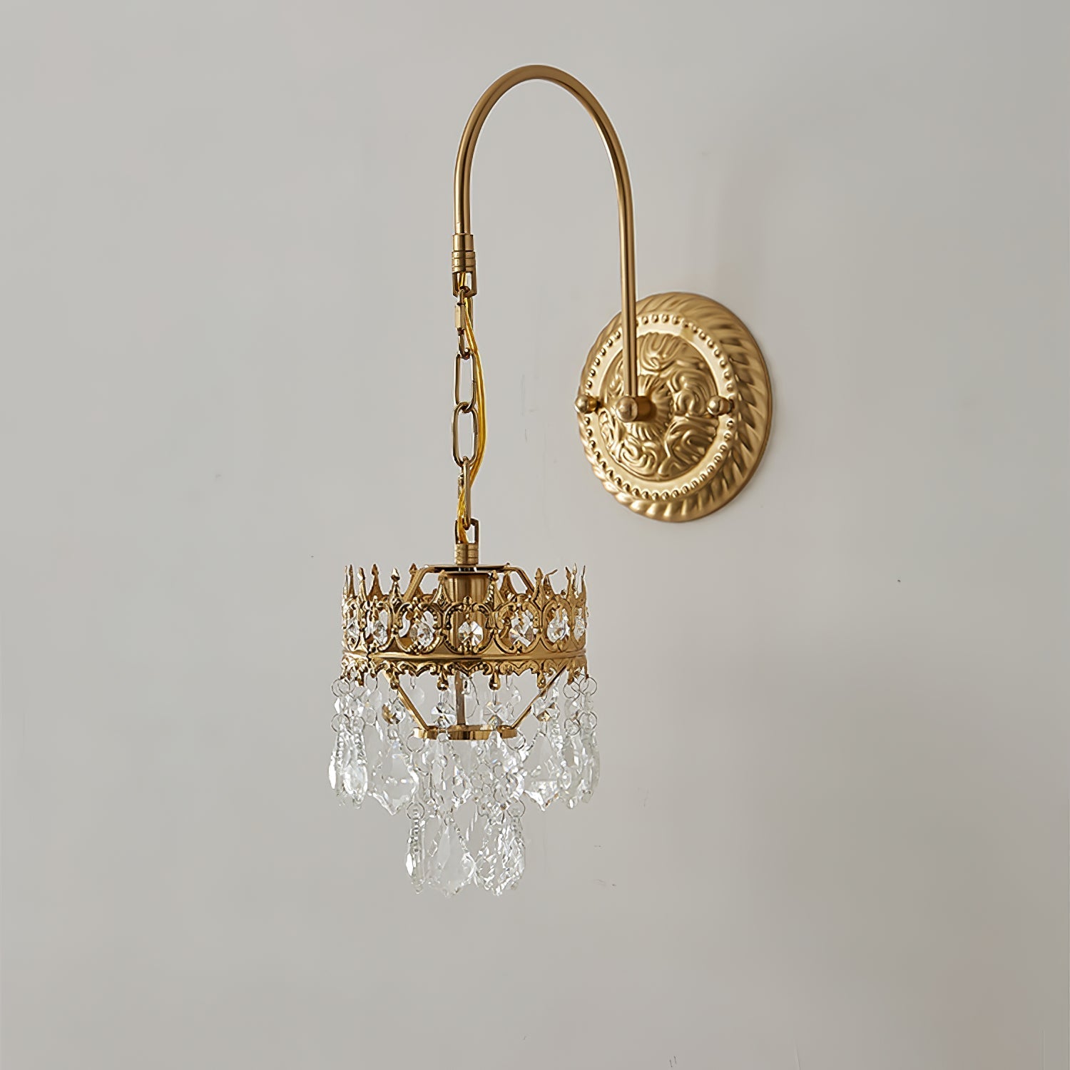 Ivmarila Nordic Art Crown Crystal Sconce Wall lamp - Letslighting