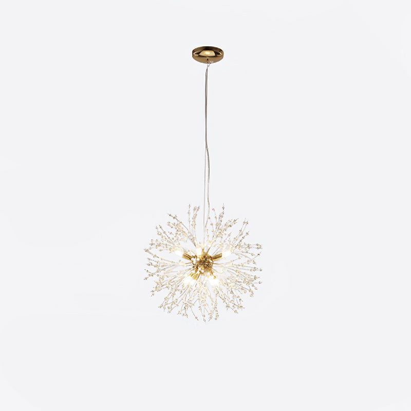 Lustra Chandelier Crystal Dandelion with Crystals - Letslighting