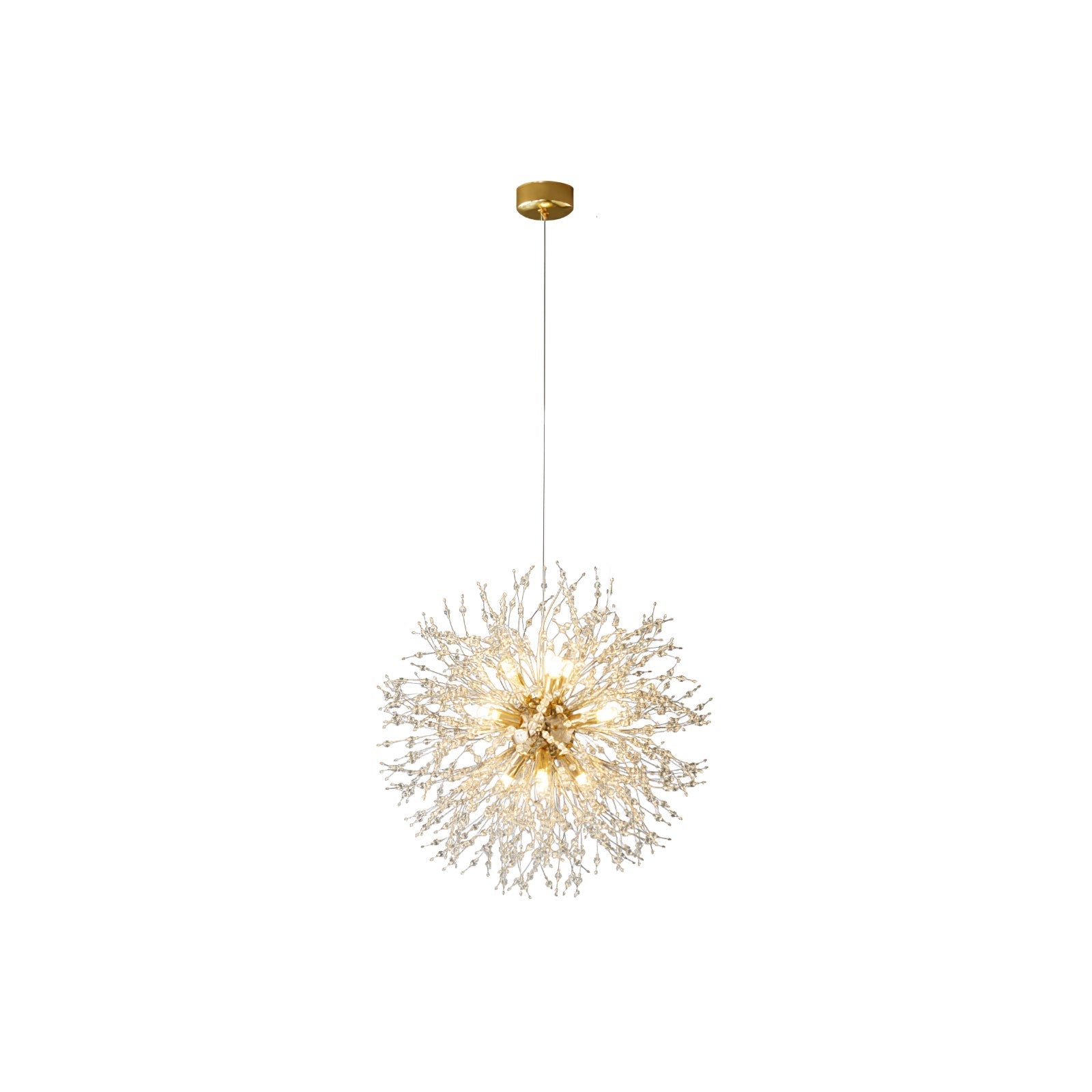 Lustra Chandelier Crystal Dandelion with Crystals - Letslighting