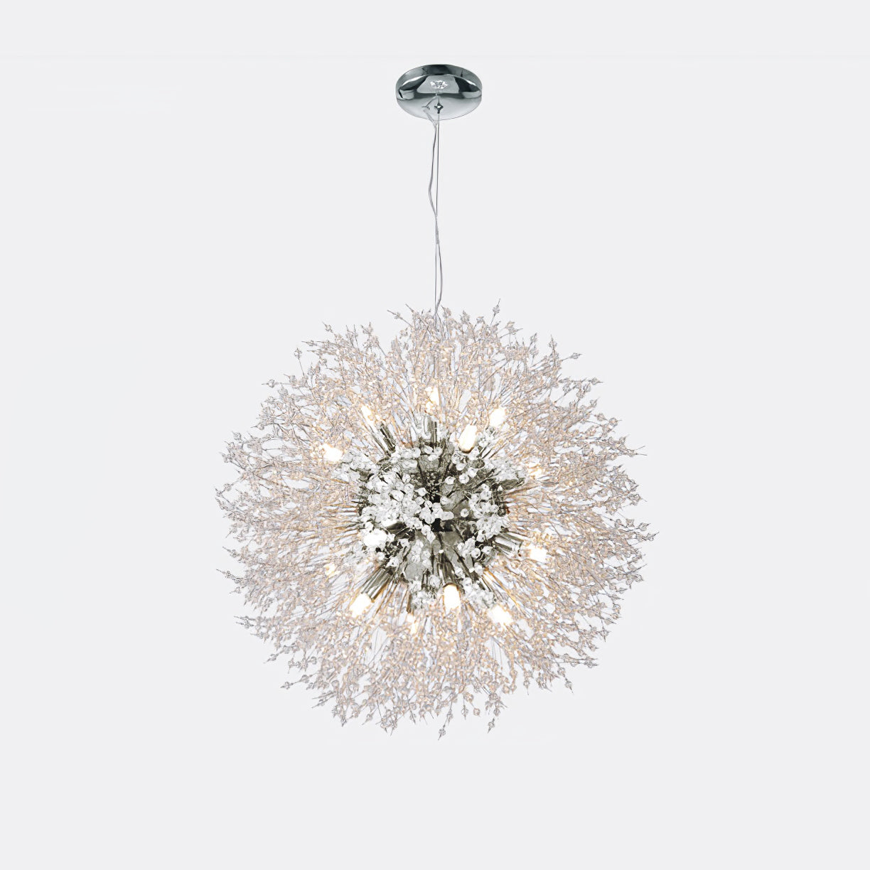 Lustra Chandelier Crystal Dandelion with Crystals - Letslighting