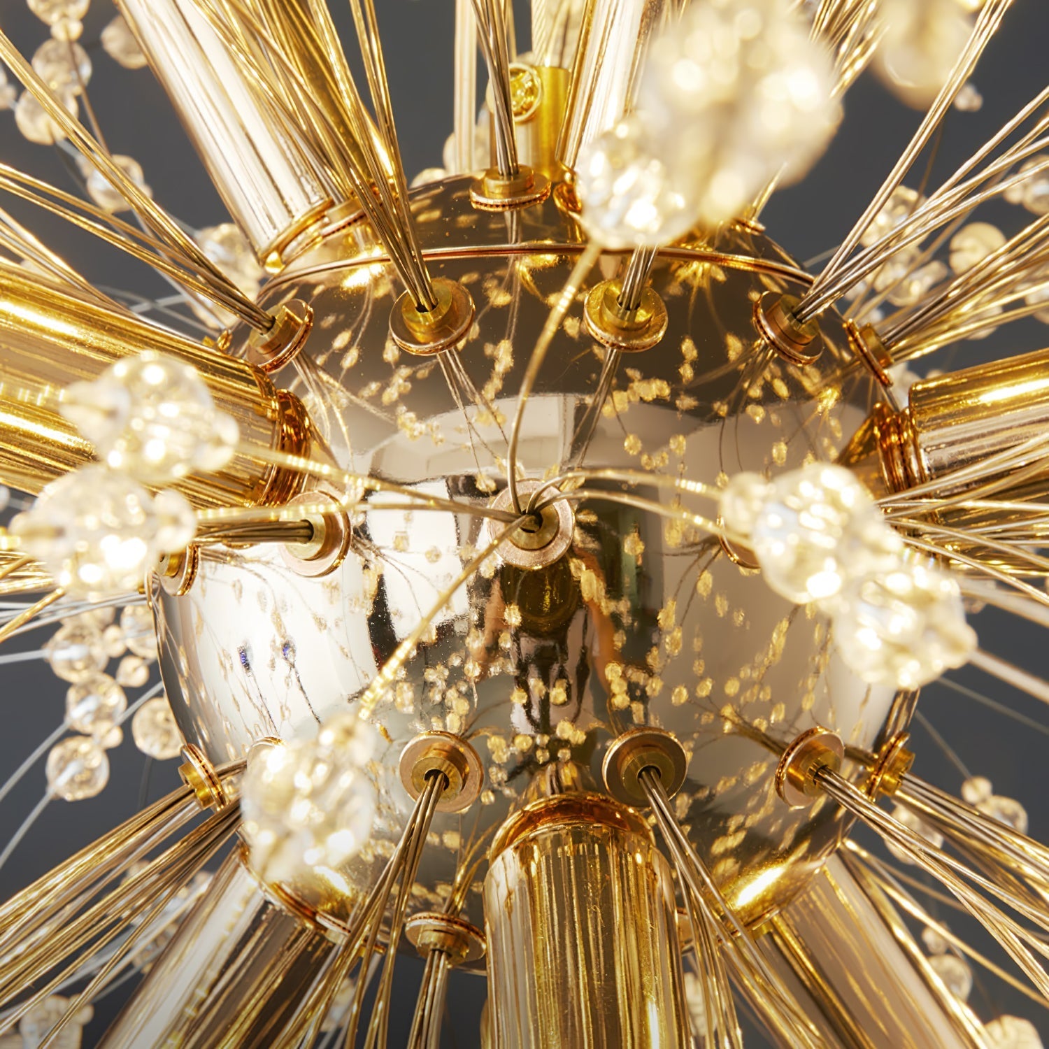 Lustra Chandelier Crystal Dandelion with Crystals - Letslighting