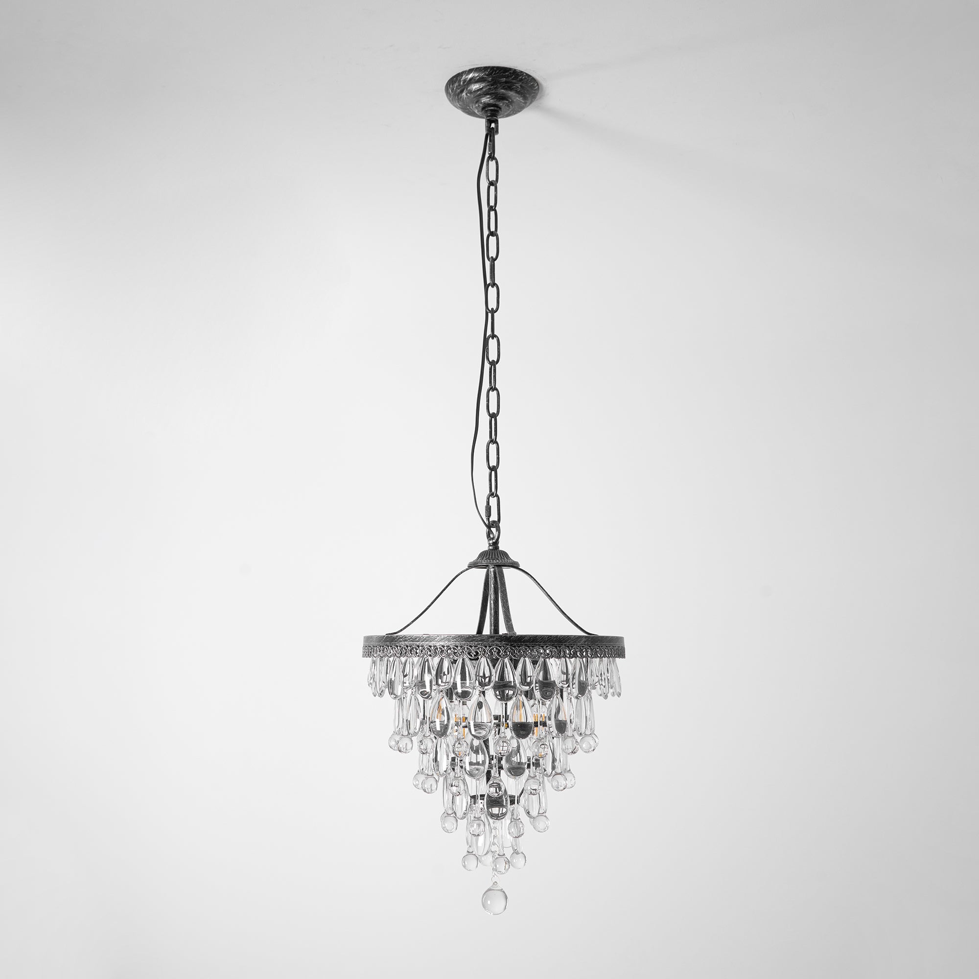 Blink Unique Inverted Pyramid Crystal Chandelier - Letslighting