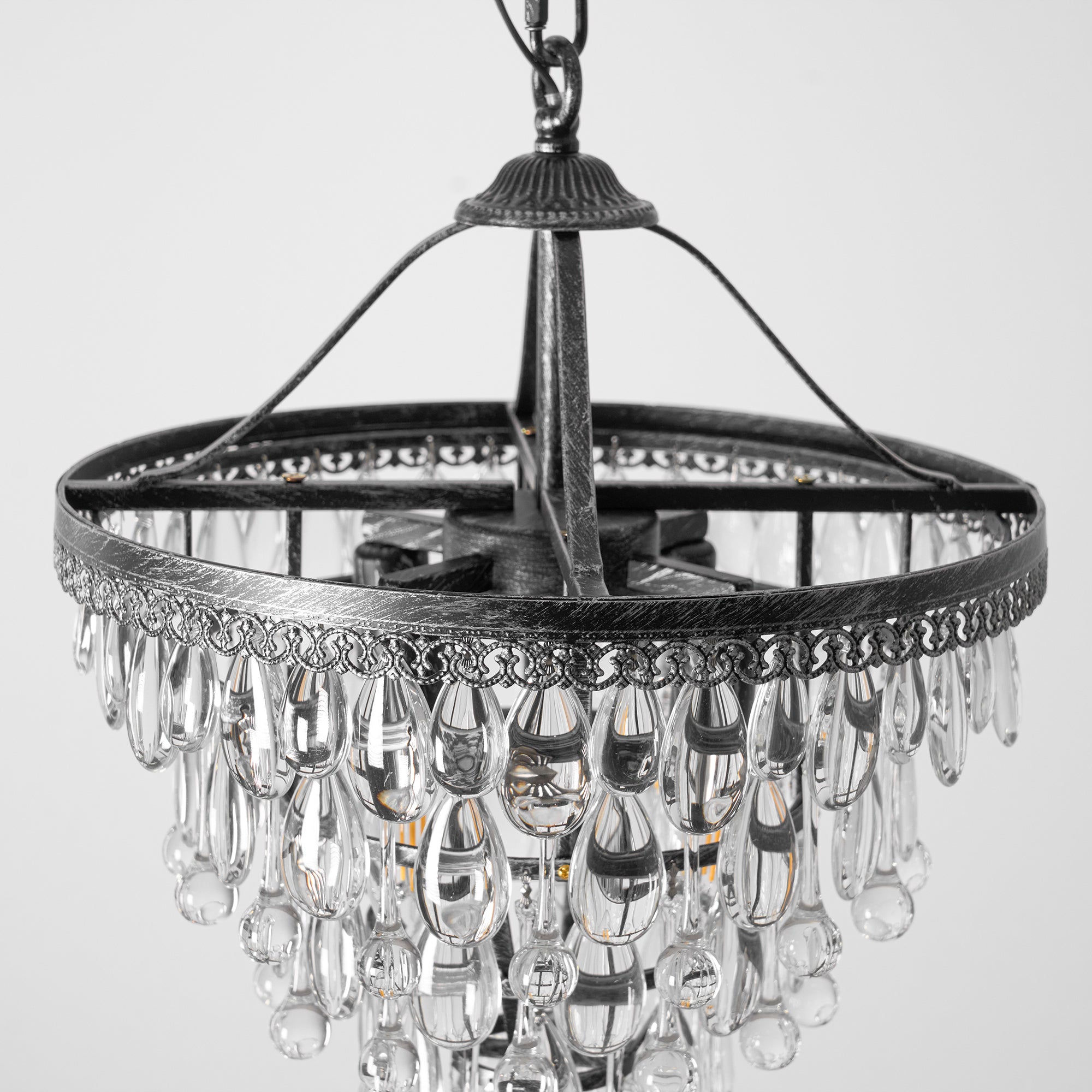 Blink Unique Inverted Pyramid Crystal Chandelier - Letslighting