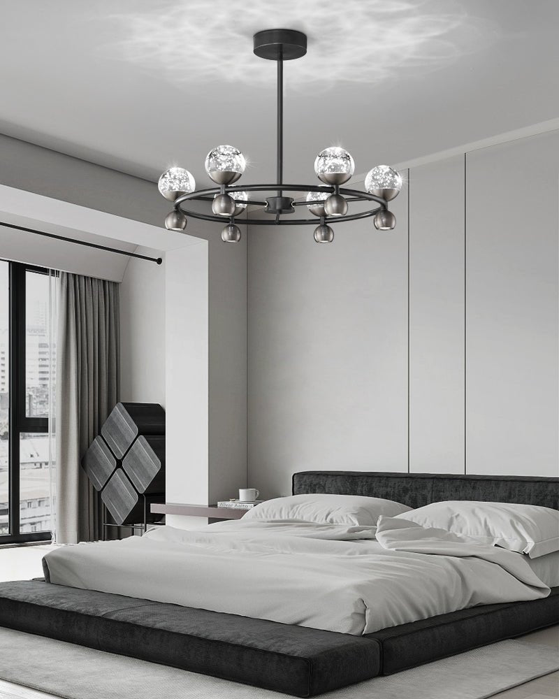 Lumiryn Orbital Glass Globe Chandelier - Letslighting