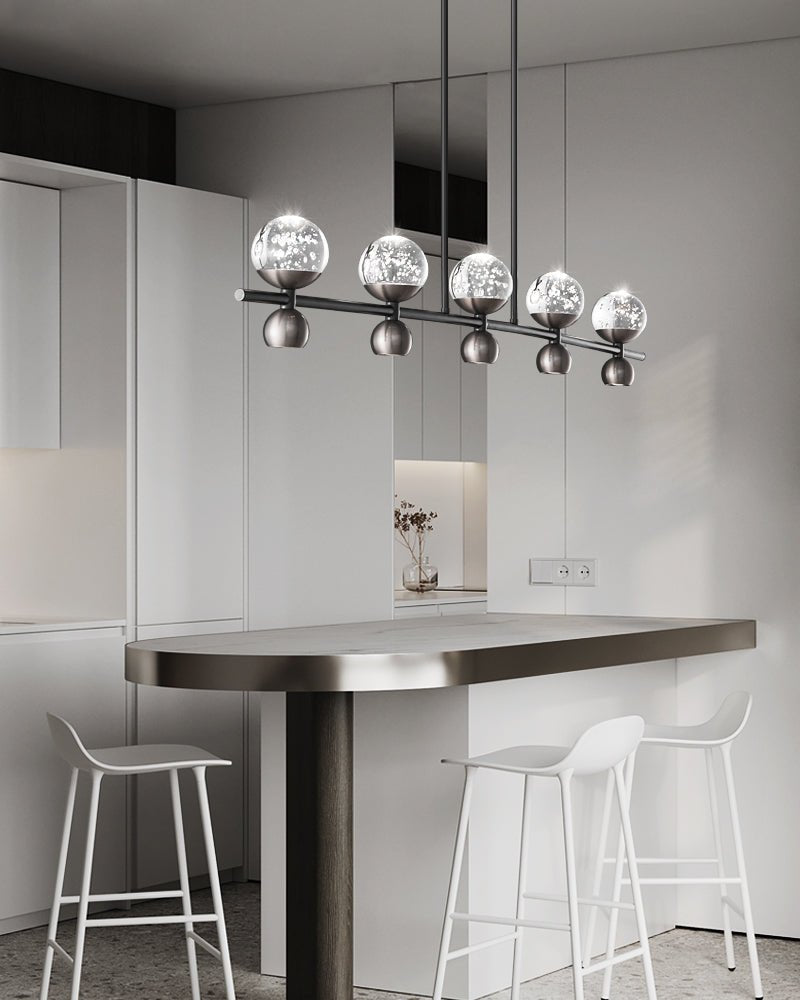 Lumiryn Orbital Glass Globe Chandelier - Letslighting