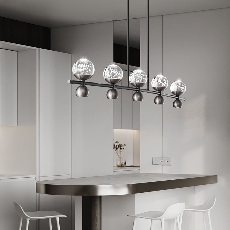 Lumiryn Orbital Glass Globe Chandelier - Letslighting