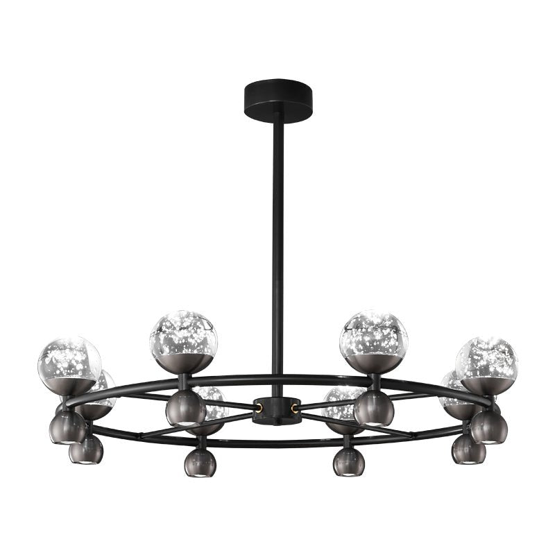 Lumiryn Orbital Glass Globe Chandelier - Letslighting
