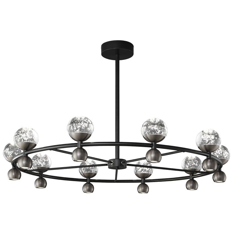 Lumiryn Orbital Glass Globe Chandelier - Letslighting