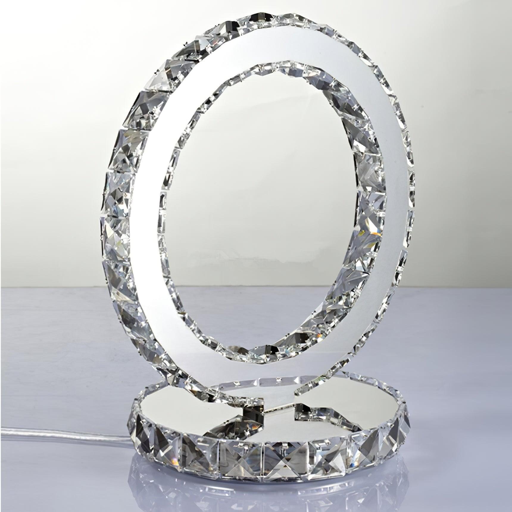 Oriana Crystal Rings Table Lamp - Letslighting