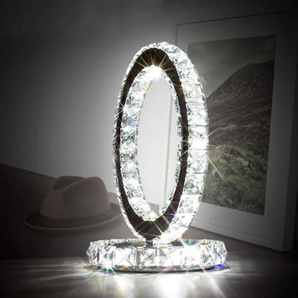 Oriana Crystal Rings Table Lamp - Letslighting