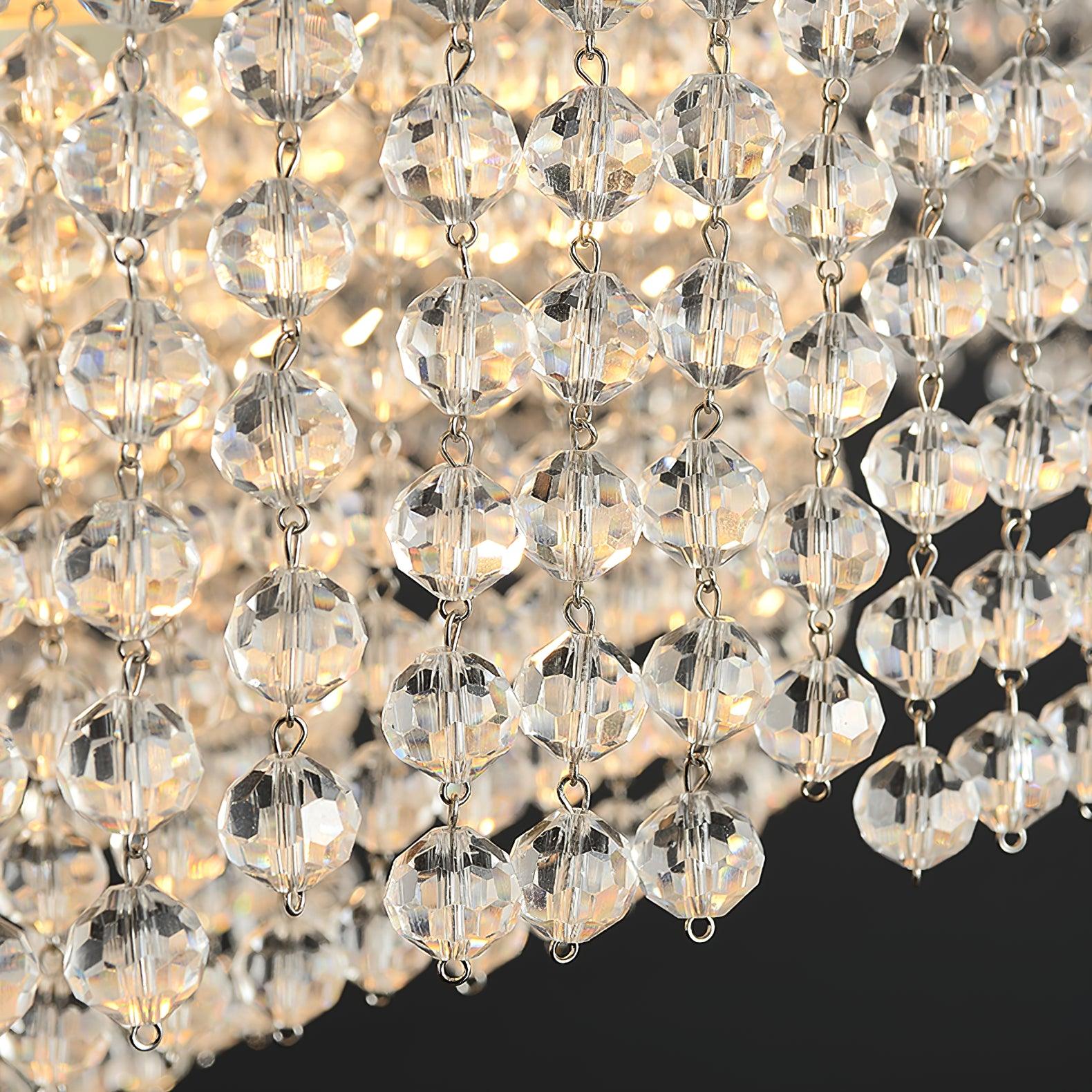 Aurora Crystal Waterfall Wall Light - Letslighting