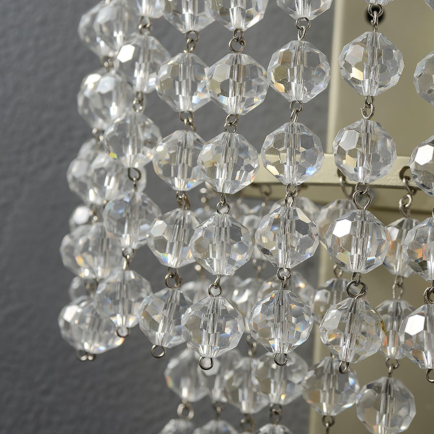 Aurora Crystal Waterfall Wall Light - Letslighting