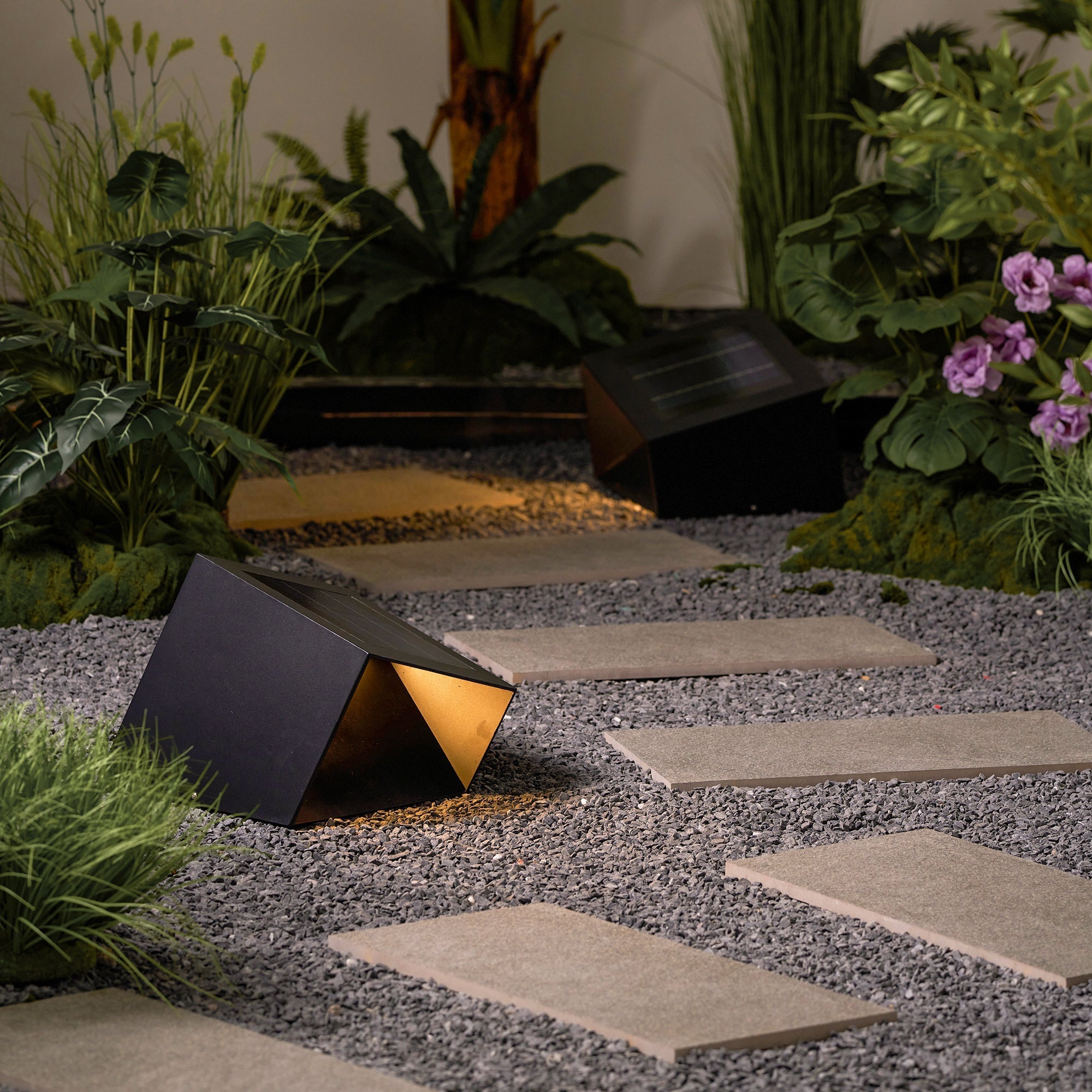 Evsore Unique Cube Garden Solar Outdoor Light - Letslighting