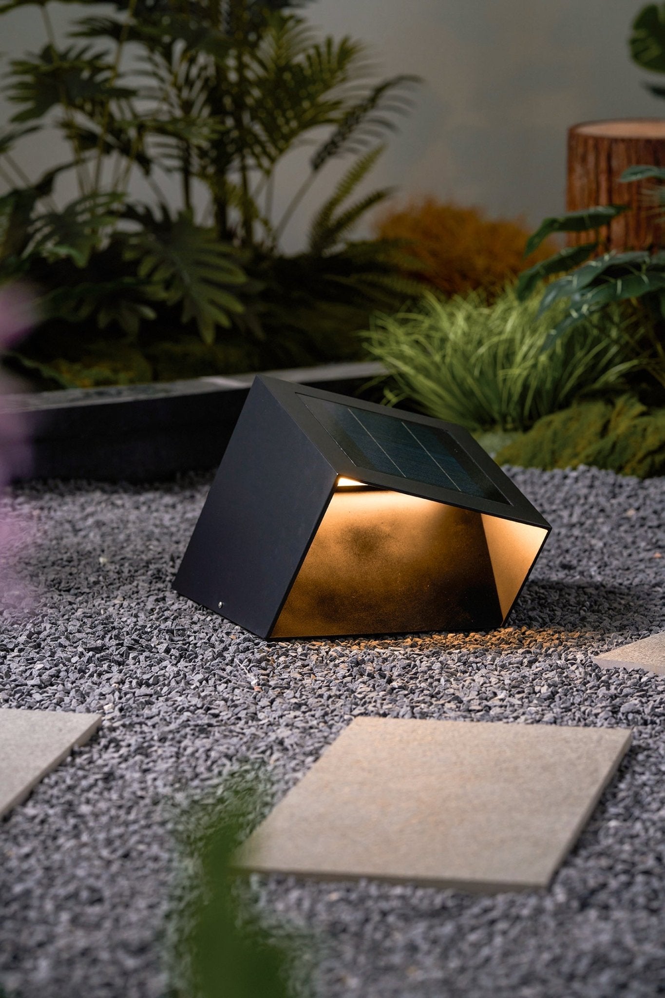 Evsore Unique Cube Garden Solar Outdoor Light - Letslighting