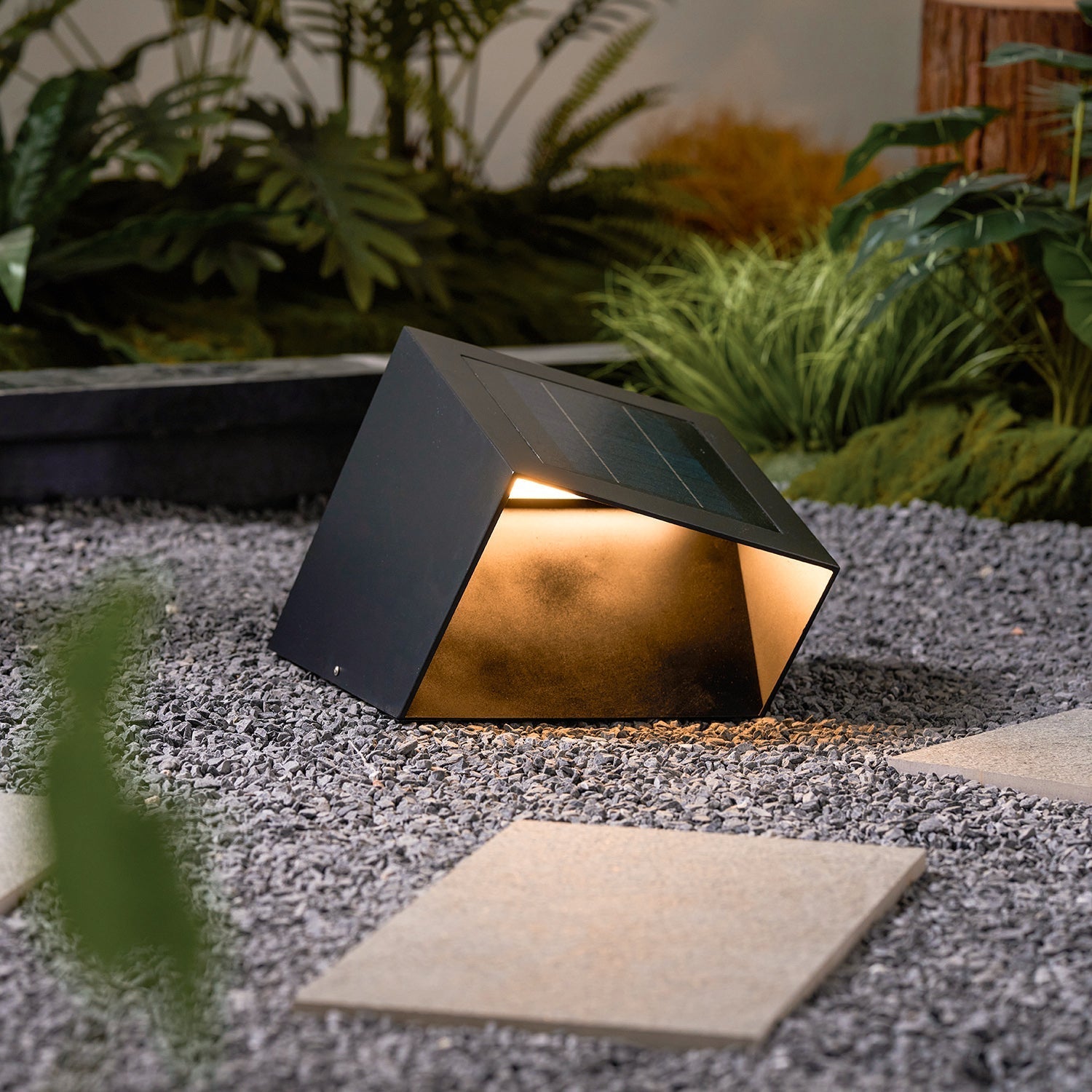 Evsore Unique Cube Garden Solar Outdoor Light - Letslighting