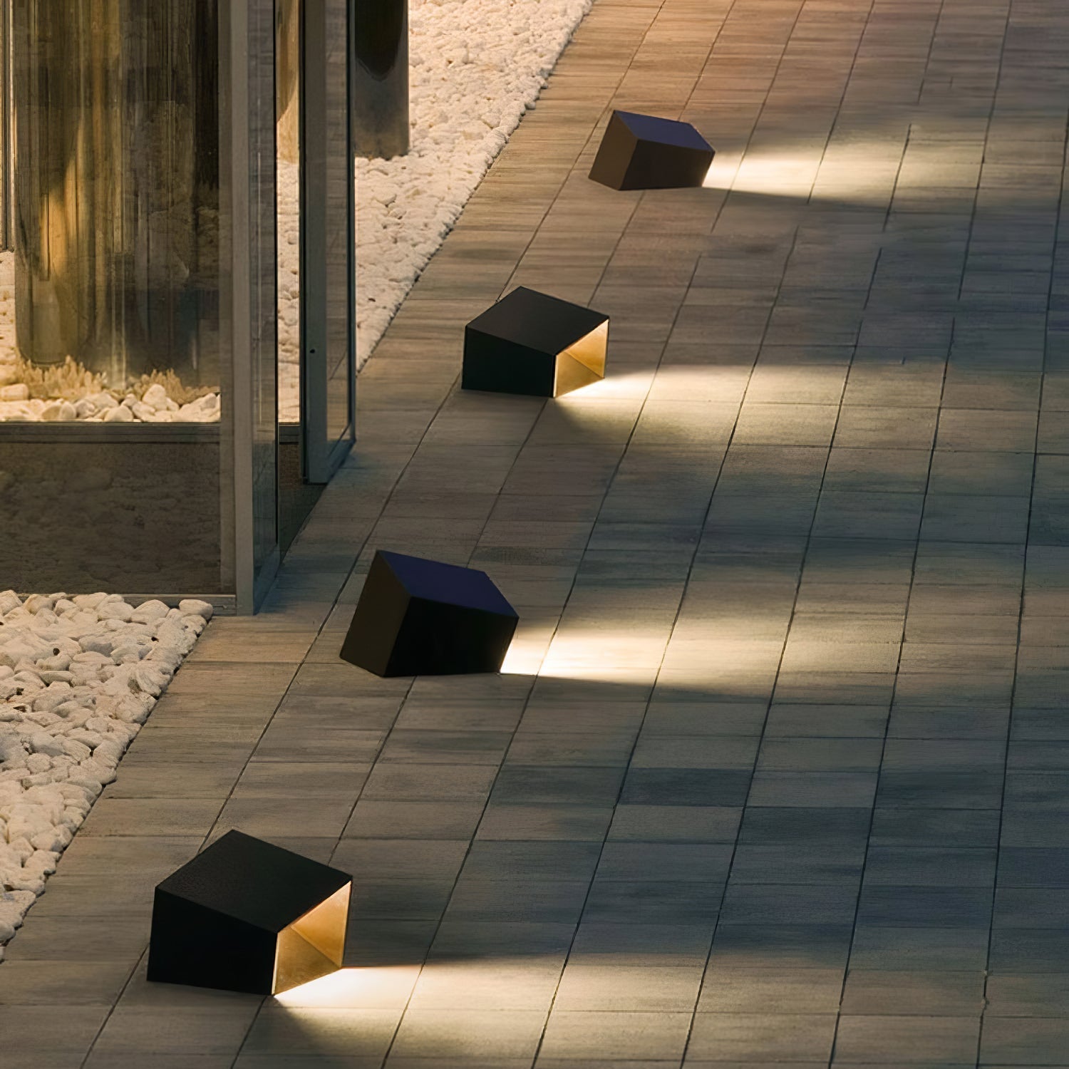 Evsore Unique Cube Garden Solar Outdoor Light - Letslighting