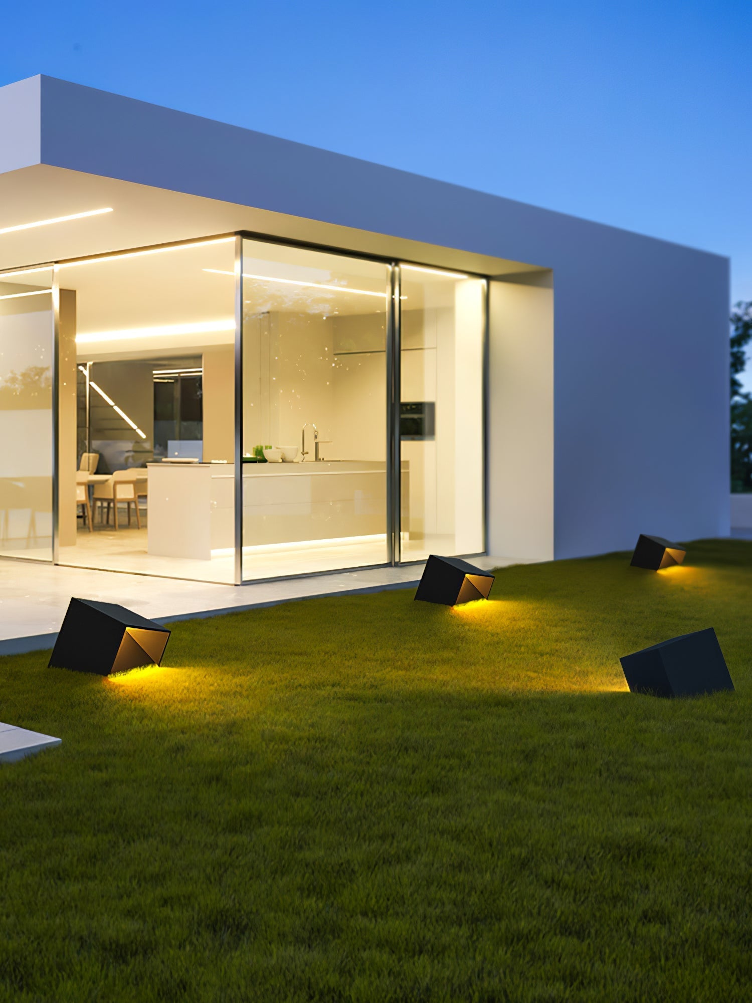 Evsore Unique Cube Garden Solar Outdoor Light - Letslighting