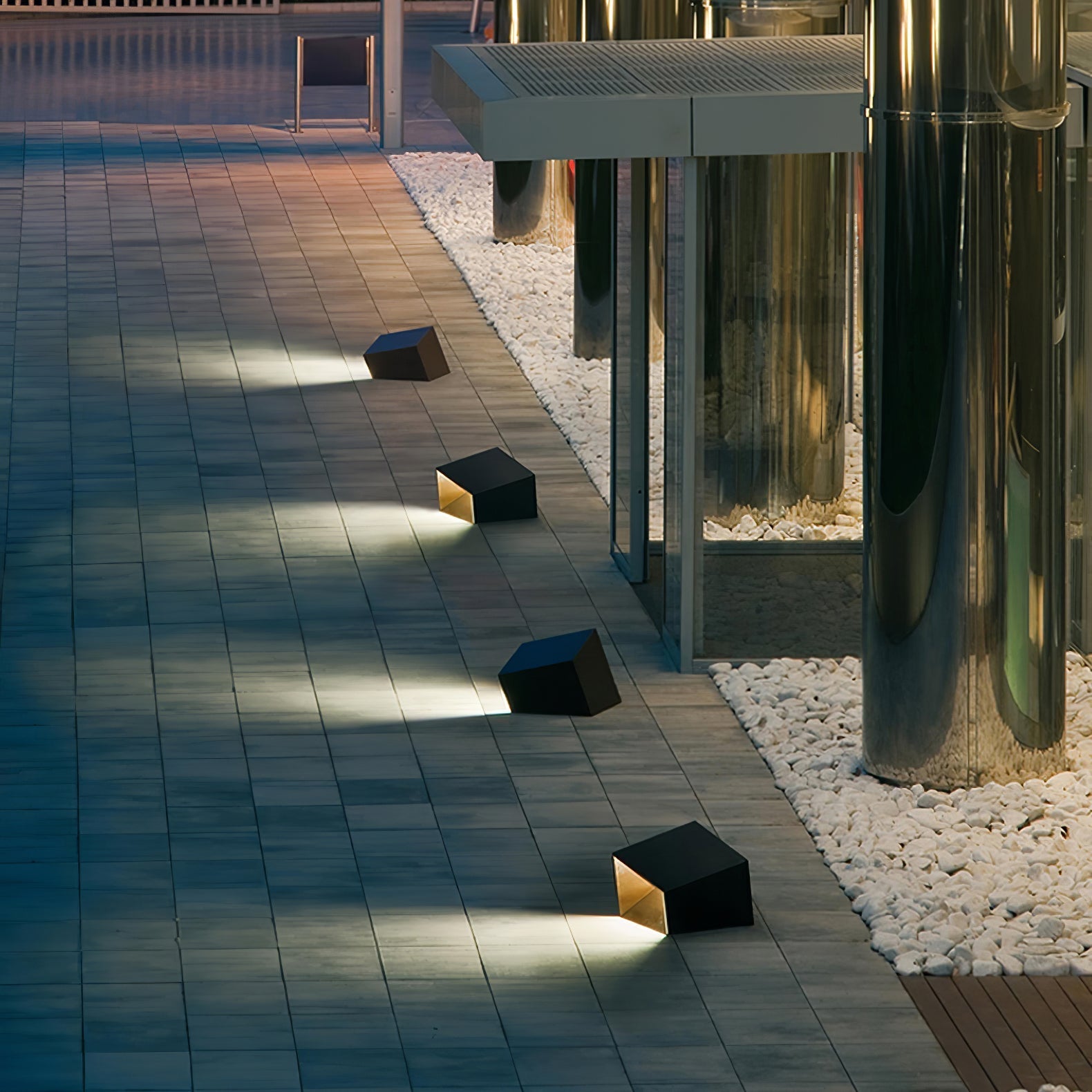 Evsore Unique Cube Garden Solar Outdoor Light - Letslighting
