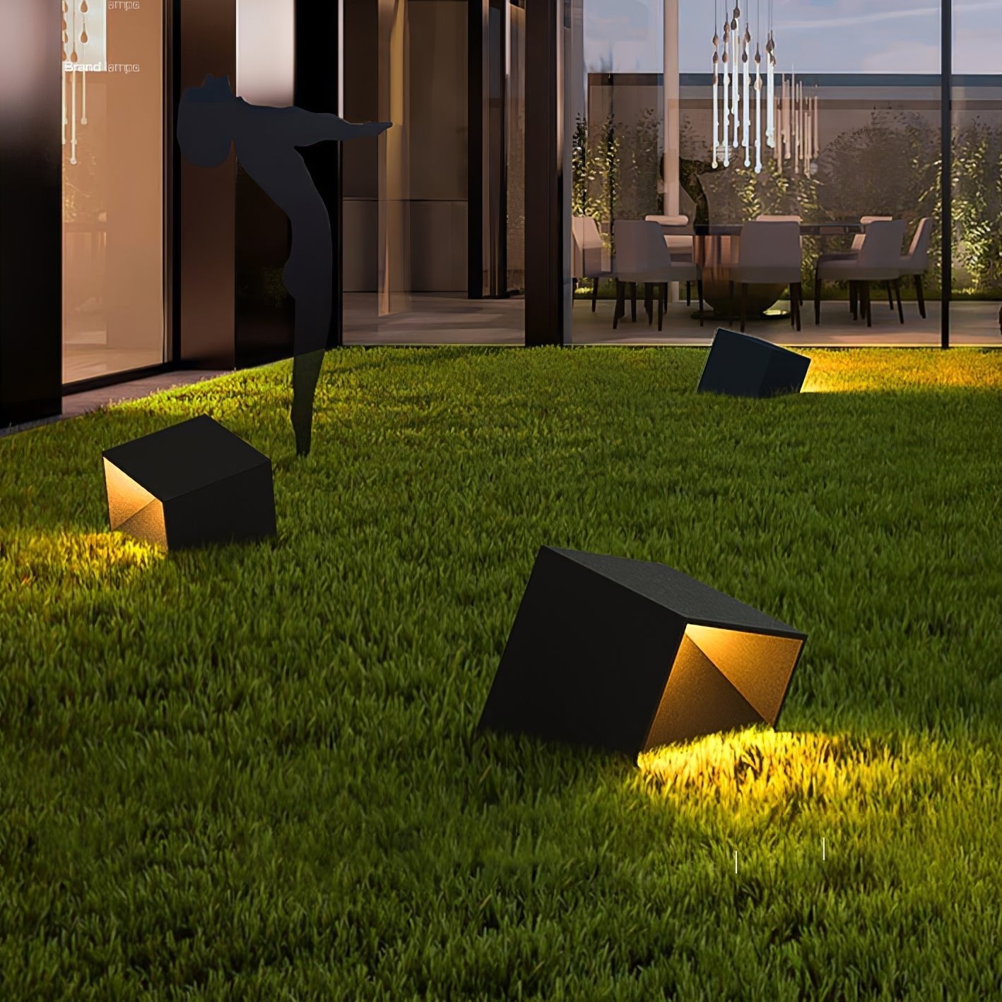 Evsore Unique Cube Garden Solar Outdoor Light - Letslighting