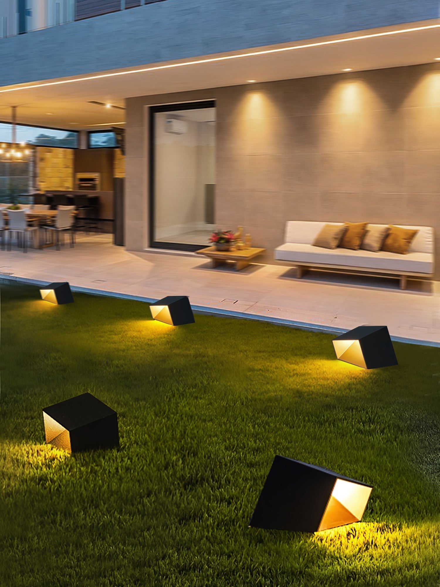 Evsore Unique Cube Garden Solar Outdoor Light - Letslighting