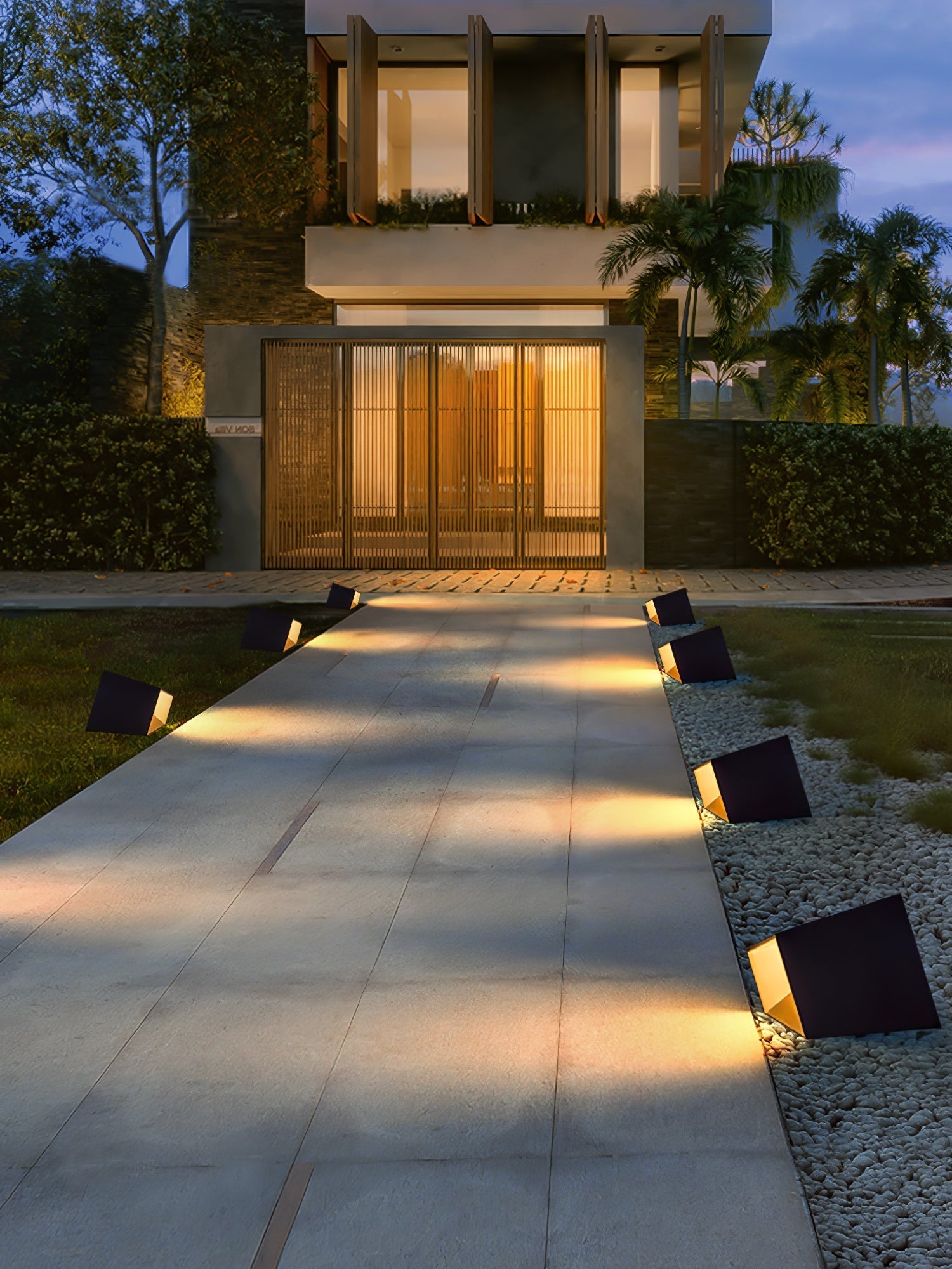 Evsore Unique Cube Garden Solar Outdoor Light - Letslighting