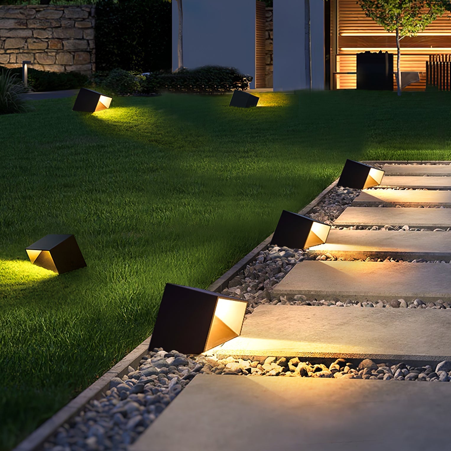 Evsore Unique Cube Garden Solar Outdoor Light - Letslighting