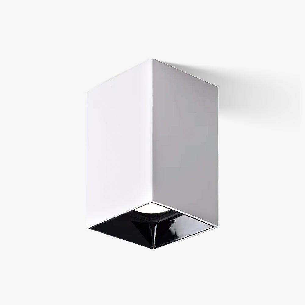 Lustra Ceiling Light Cube Square Black Spotlight - Letslighting