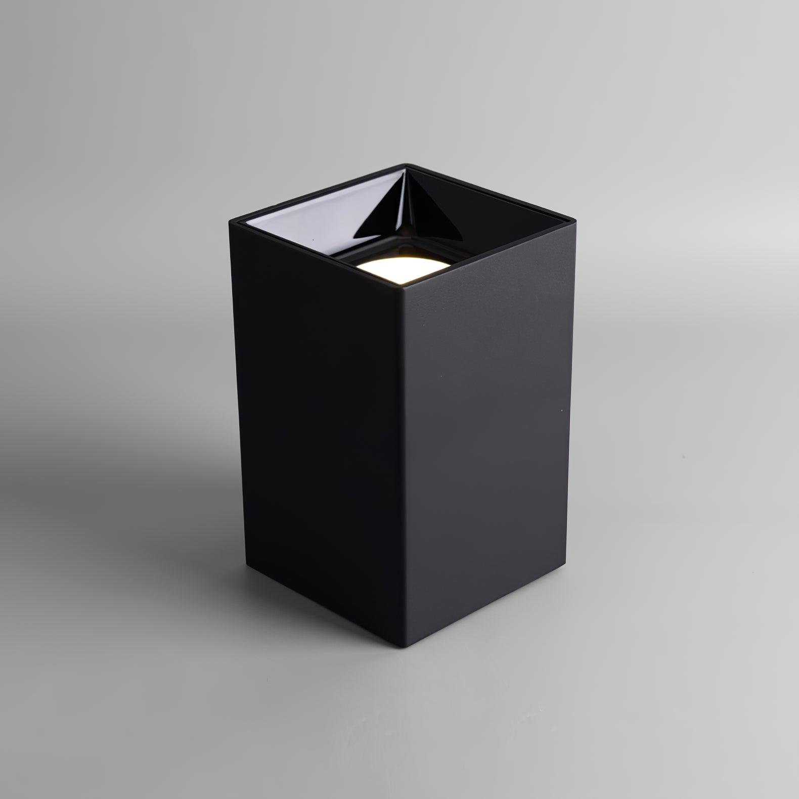 Lustra Ceiling Light Cube Square Black Spotlight - Letslighting