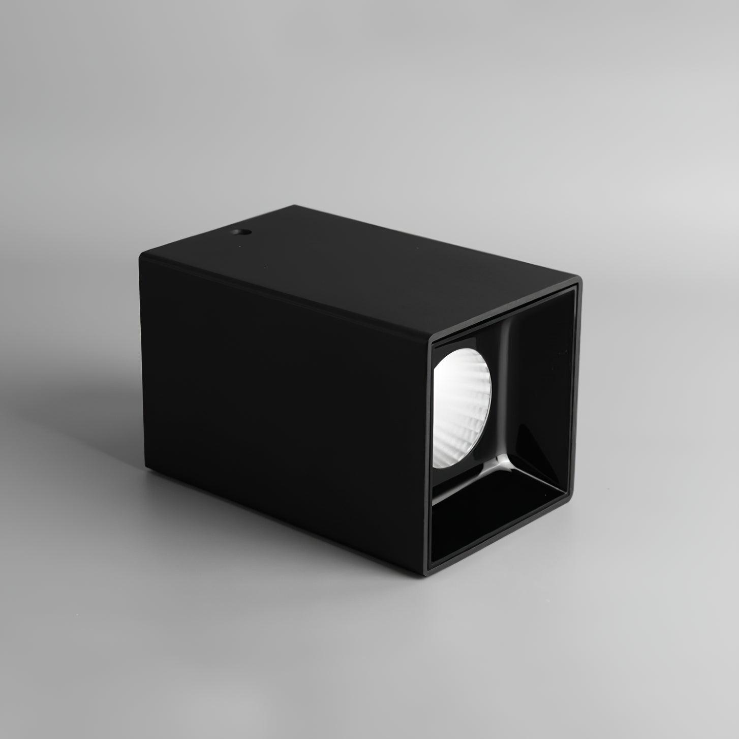 Lustra Ceiling Light Cube Square Black Spotlight - Letslighting